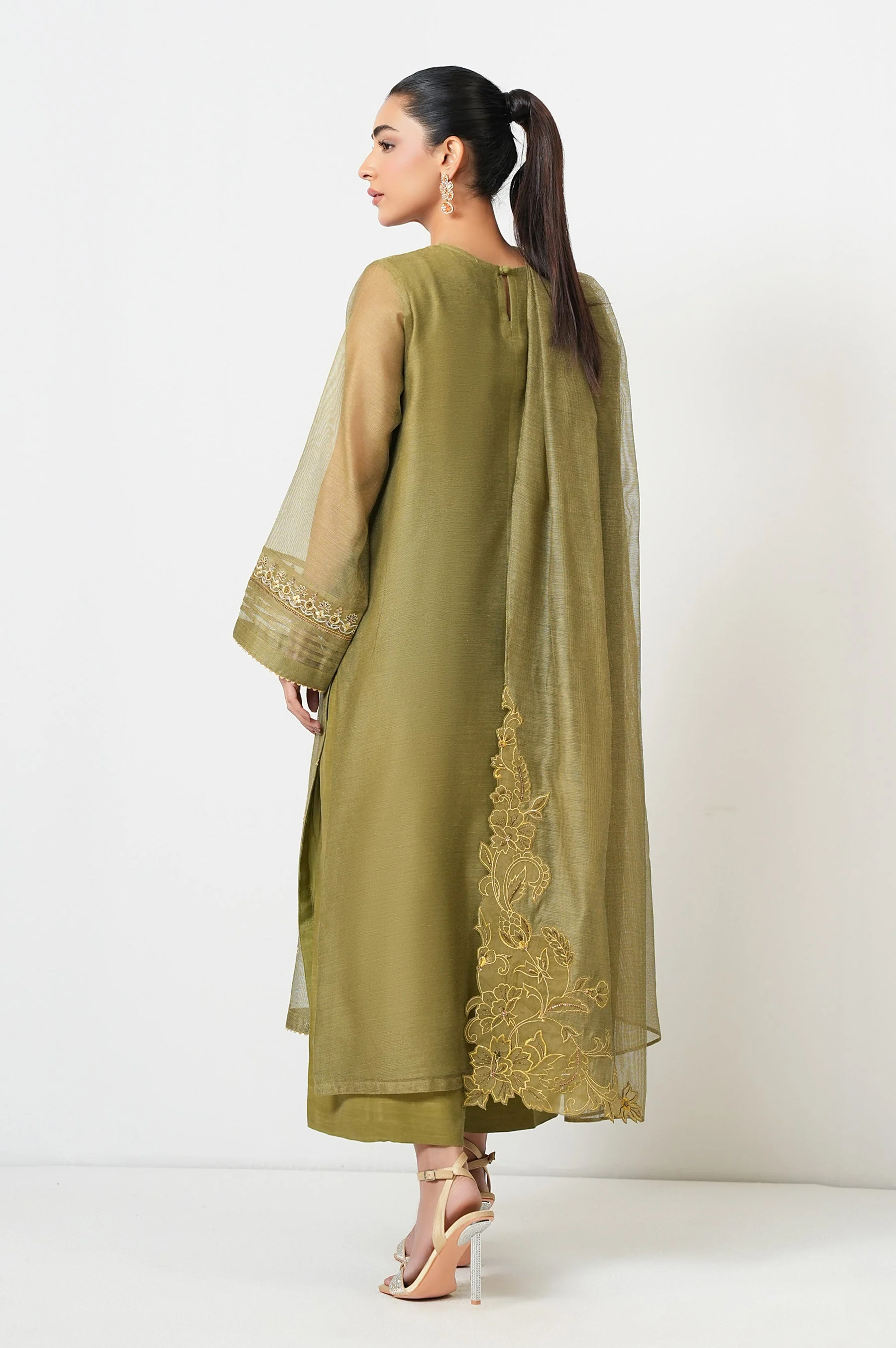 STITCHED EMBROIDERED SUIT (FACTORY E-OUTLET) - Image 5