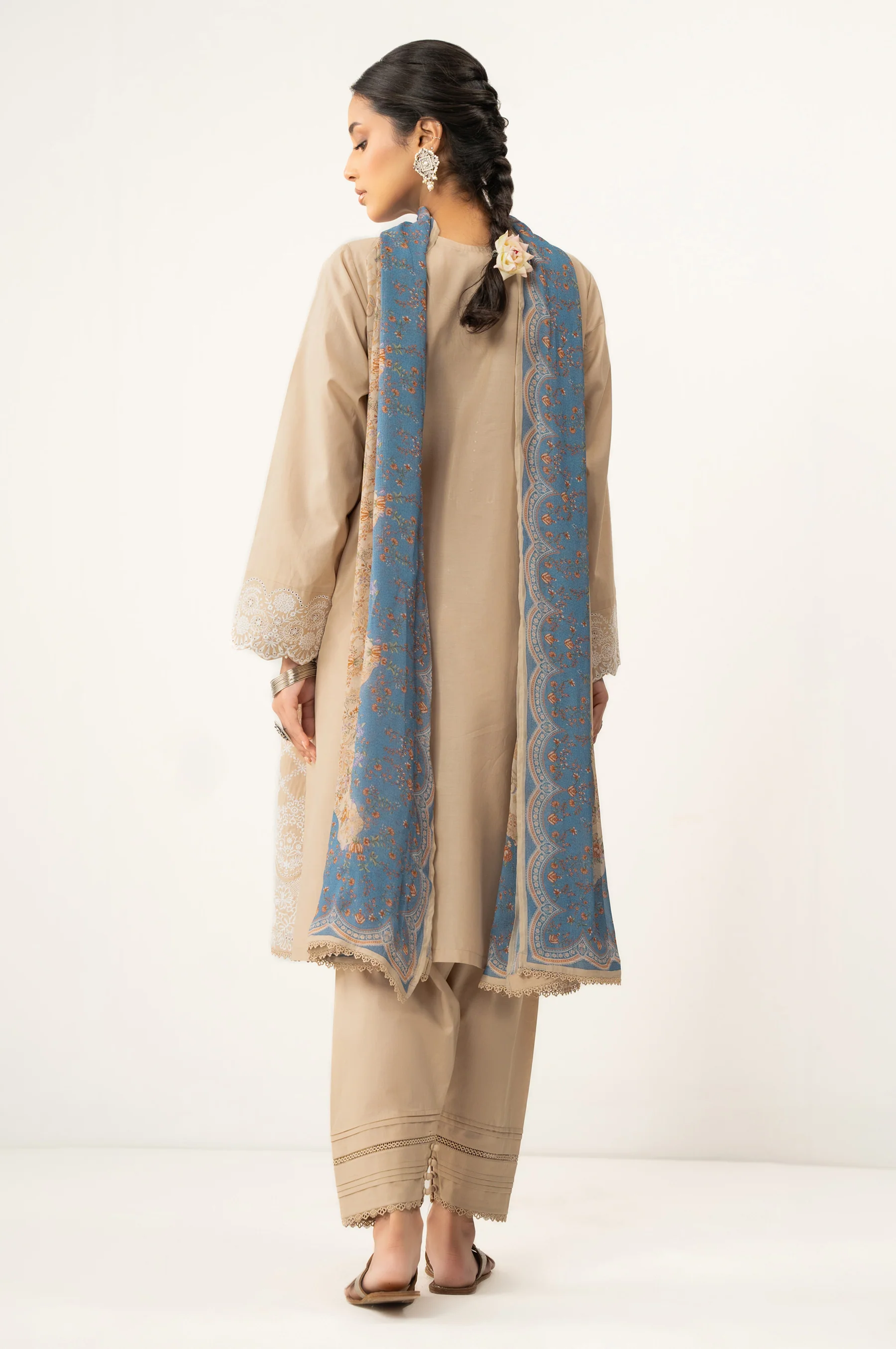STITCHED CHIKANKARI SUIT - Image 4