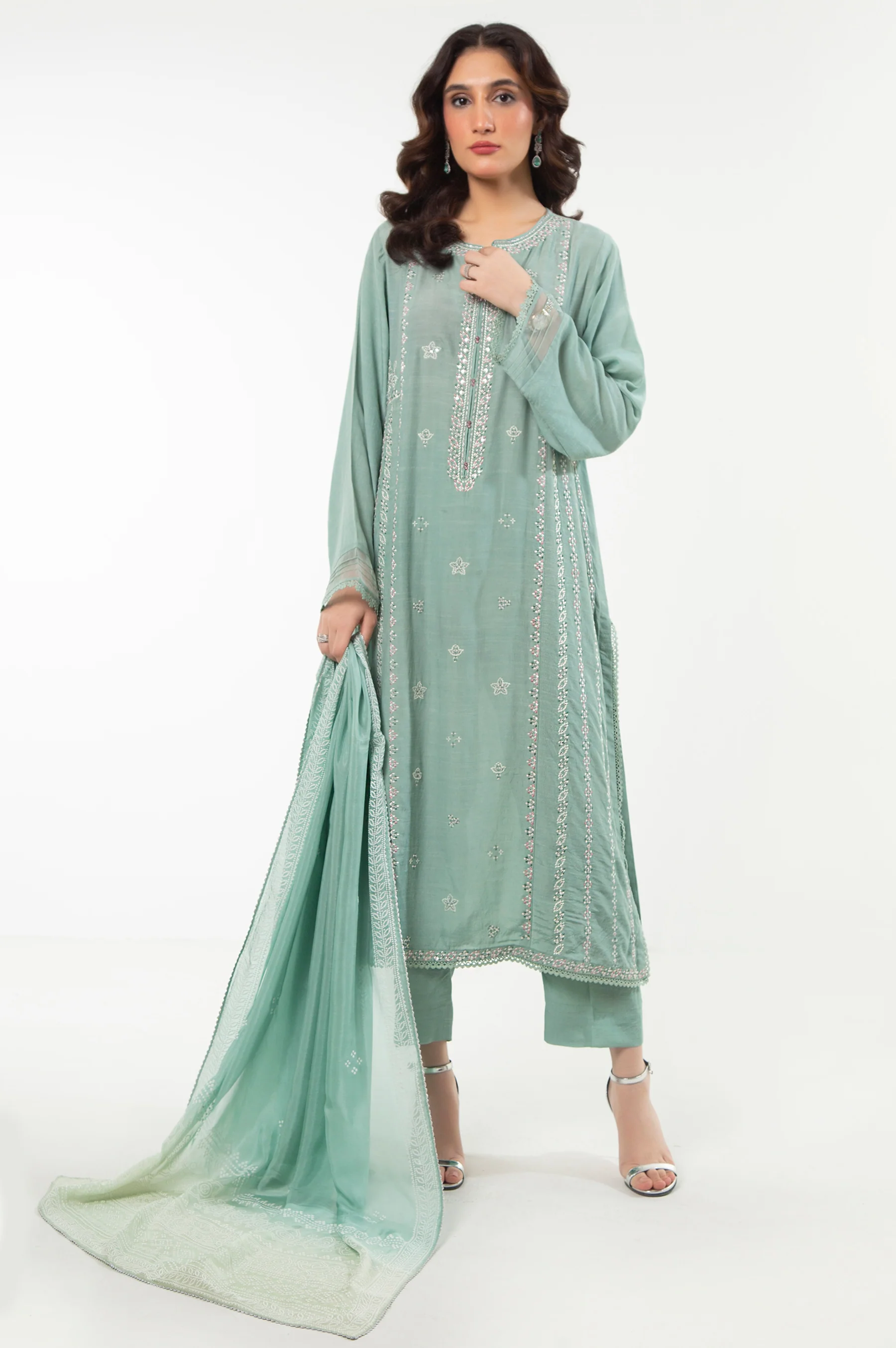 EMBROIDERED SUIT