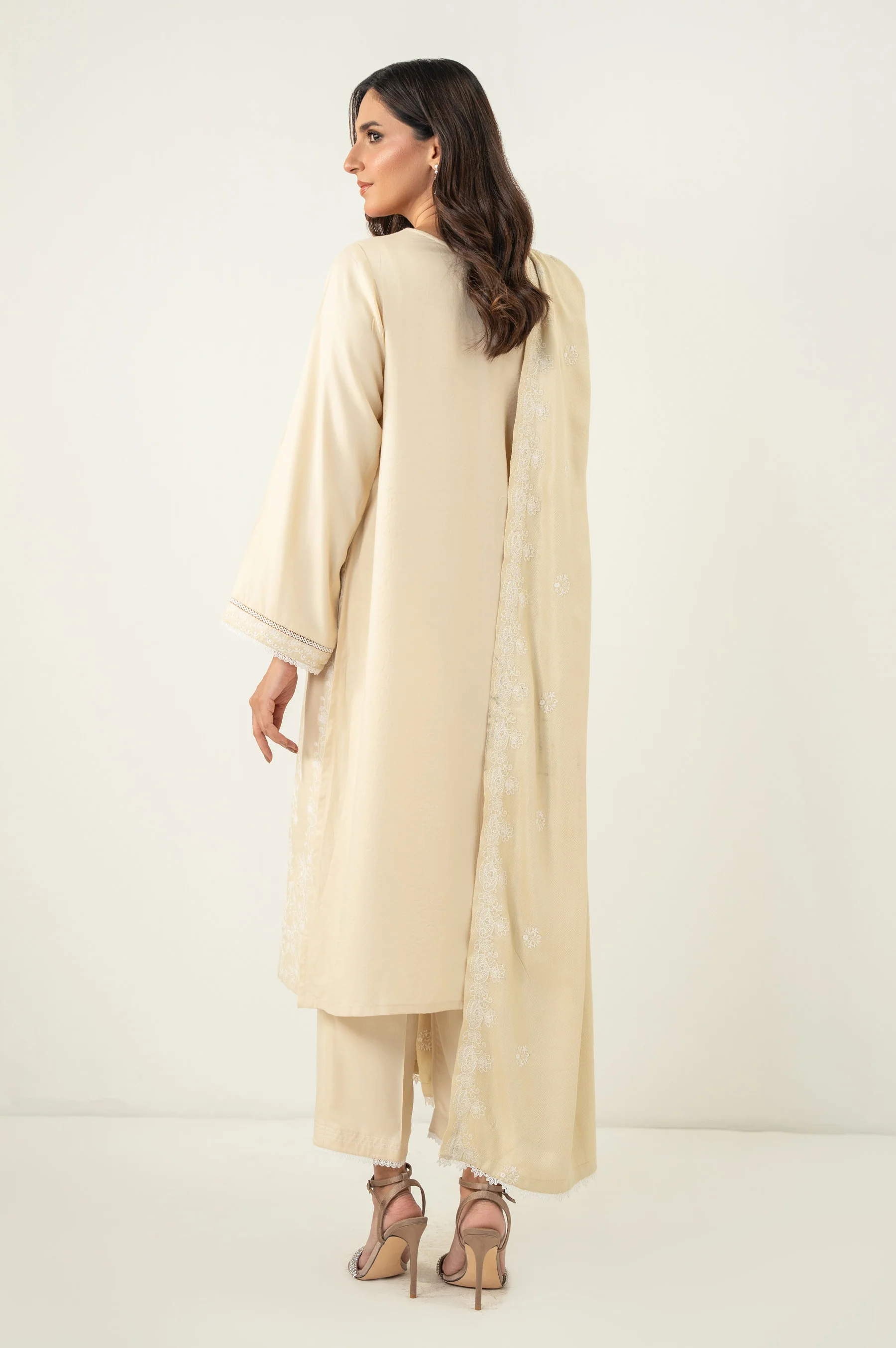STITCHED CHIKANKARI SUIT - Image 3