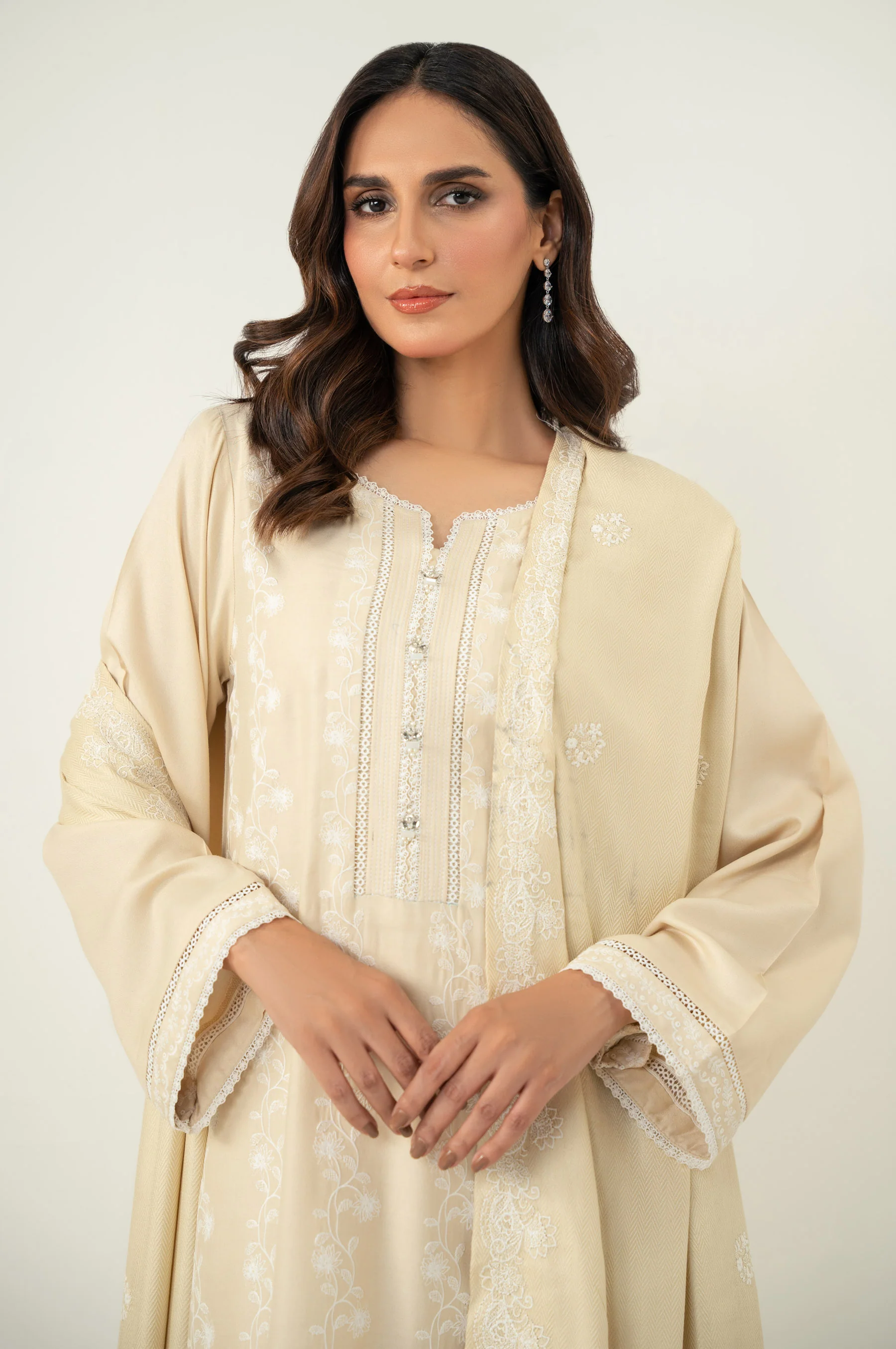 STITCHED CHIKANKARI SUIT - Image 5