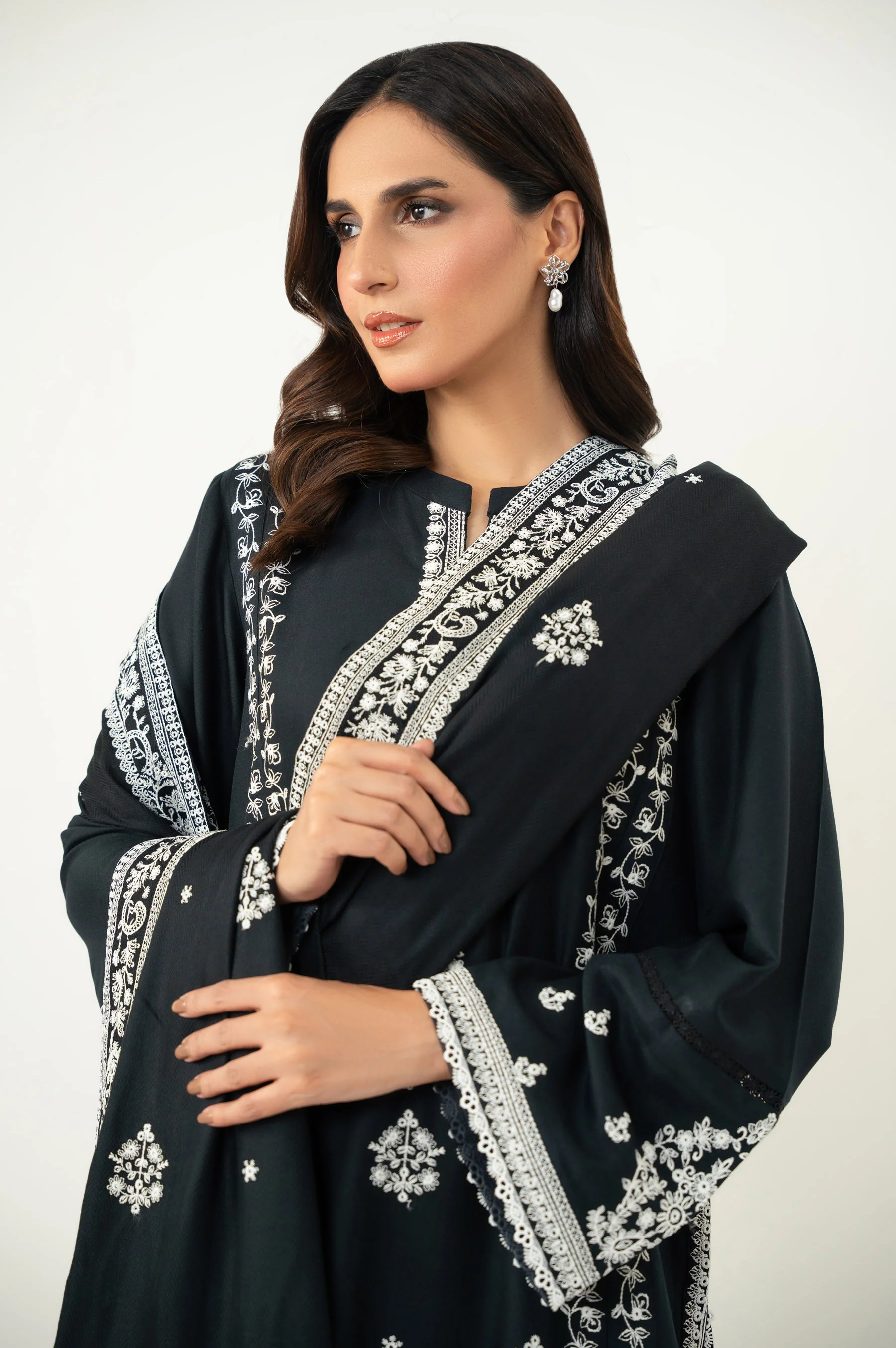 STITCHED CHIKANKARI SUIT - Image 2