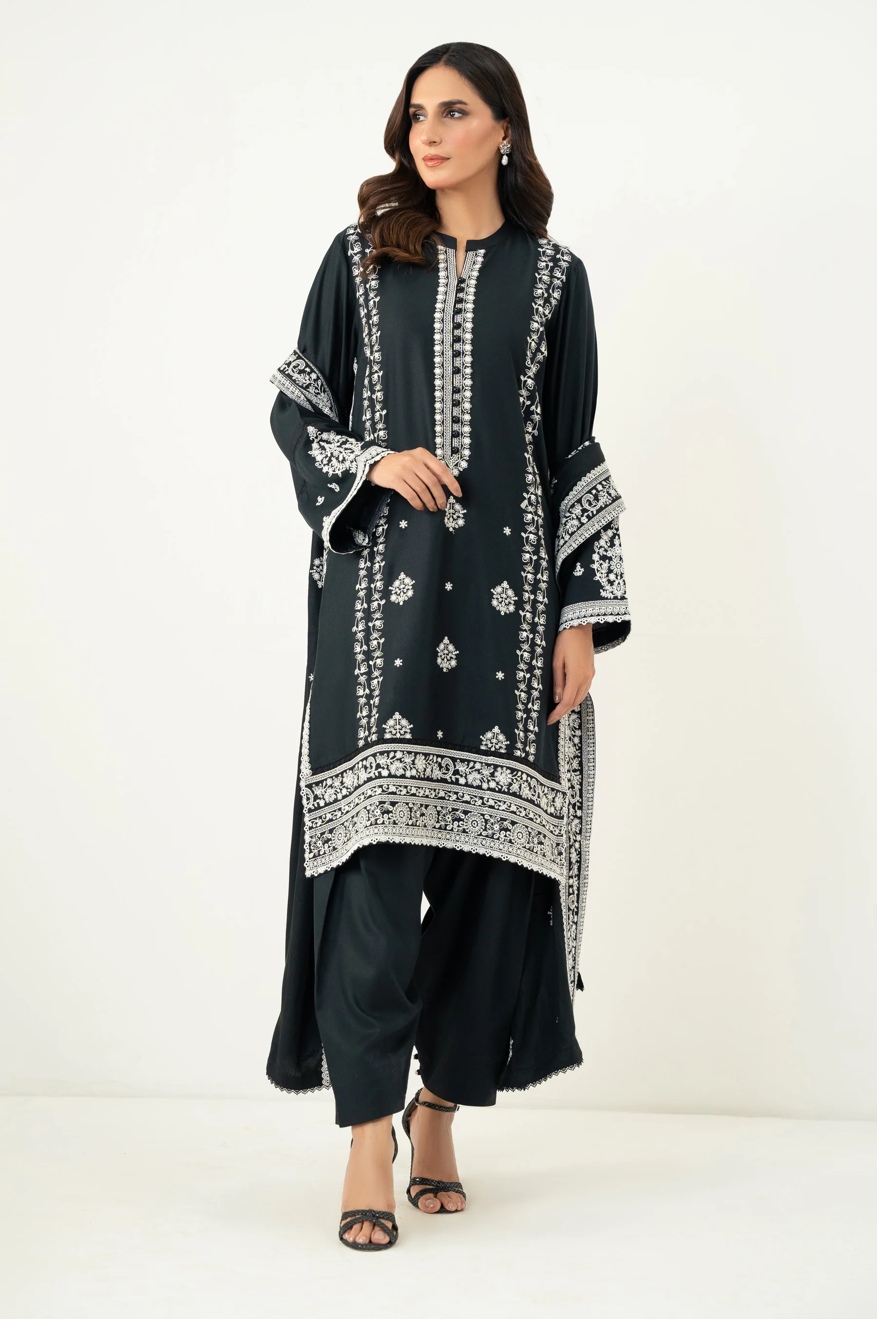 STITCHED CHIKANKARI SUIT - Image 3