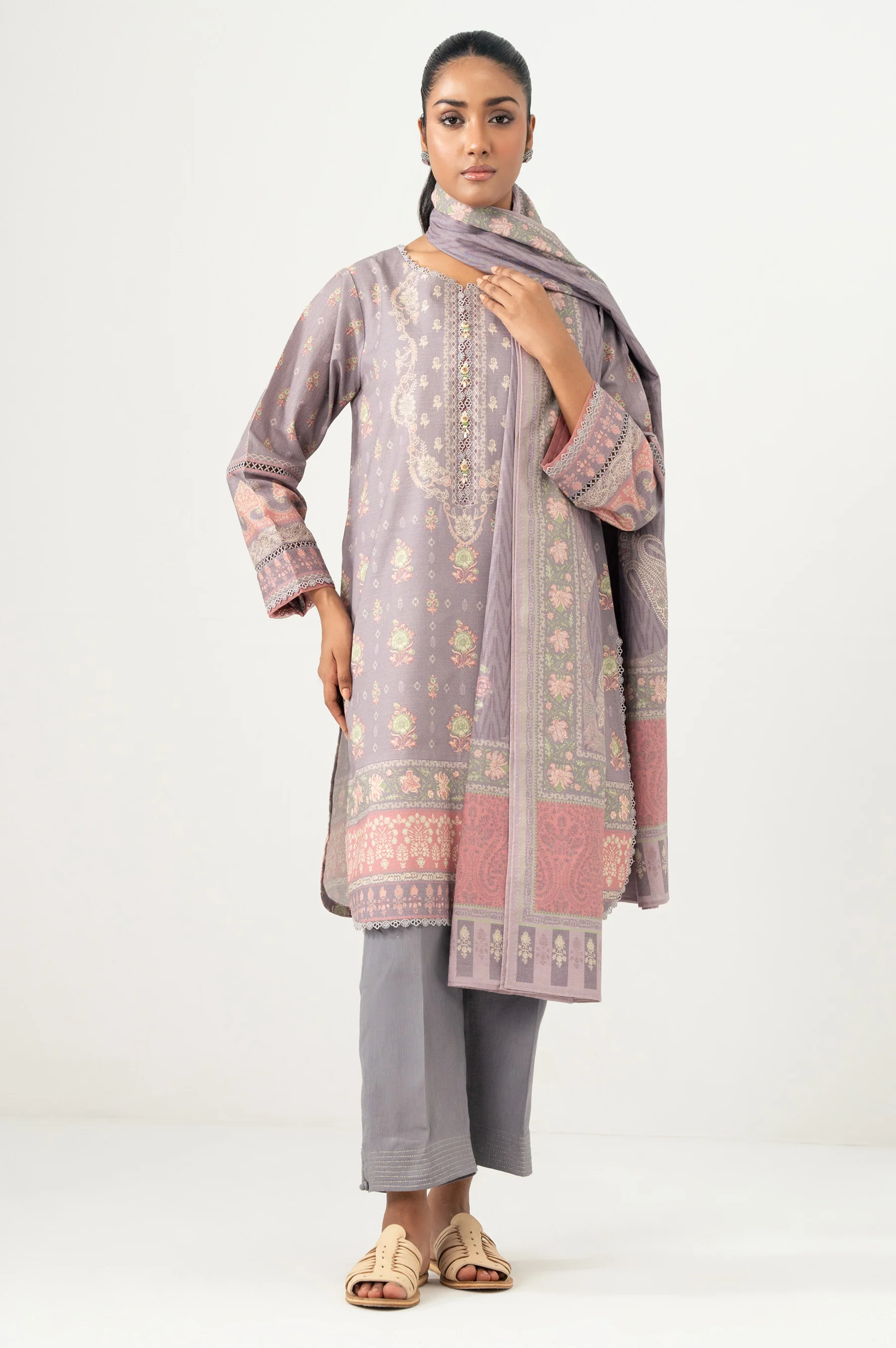 STITCHED PRINTED SUIT - Image 4