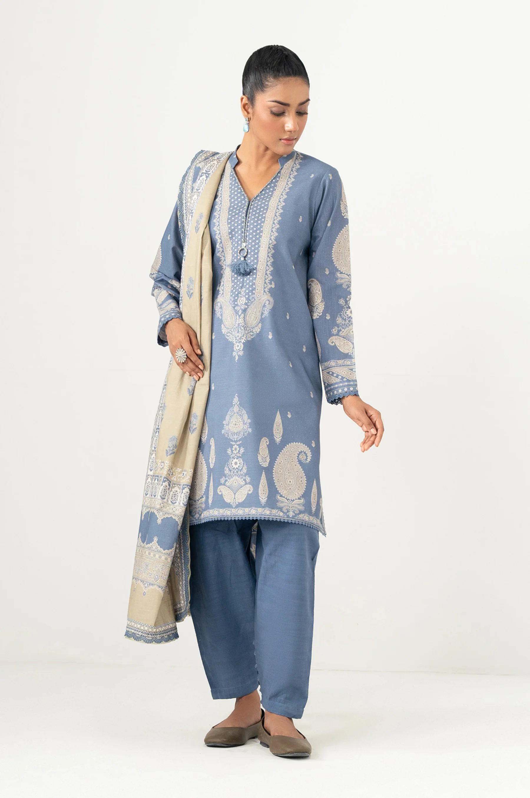 STITCHED PRINTED SUIT - Image 2