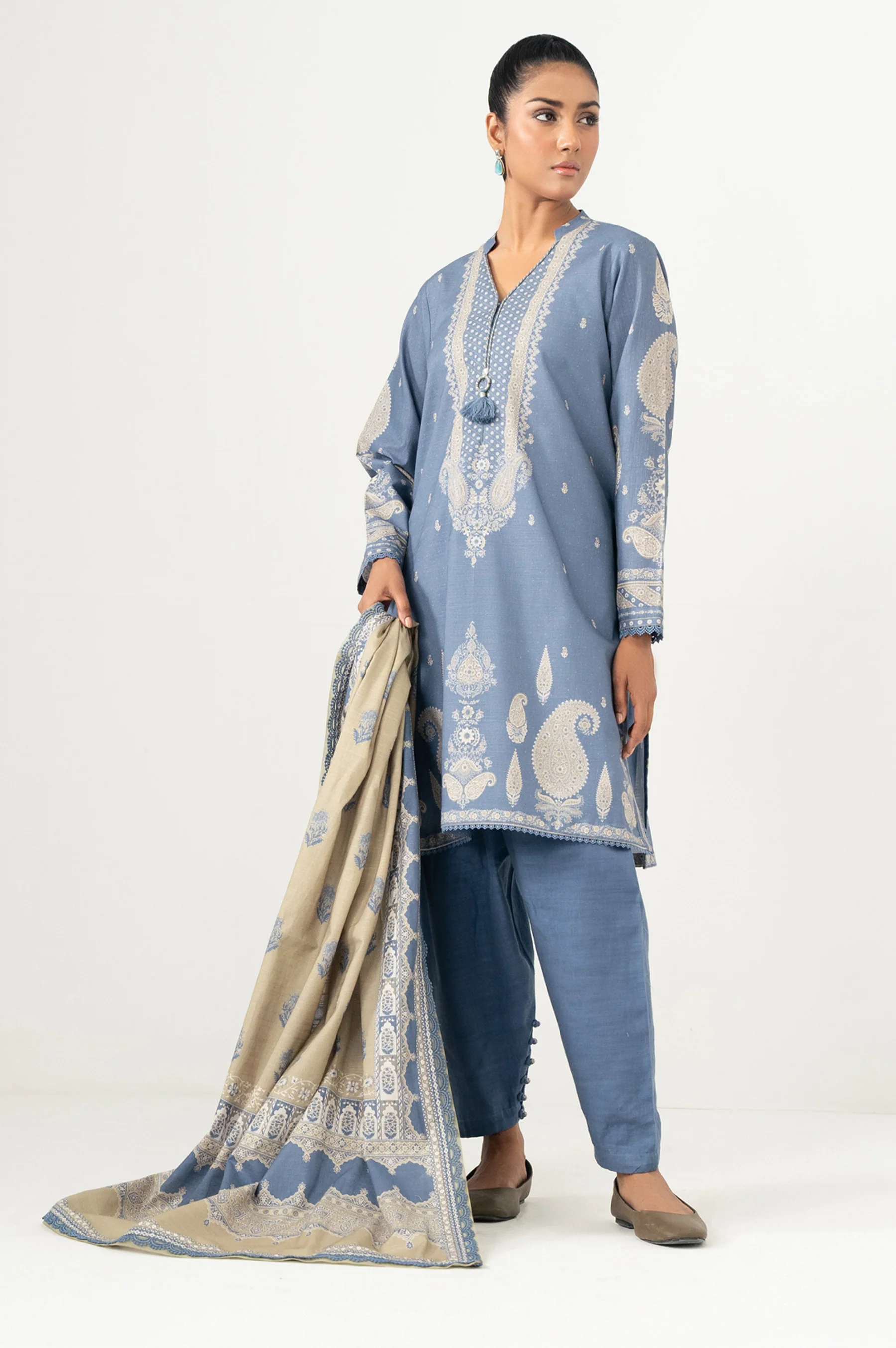 STITCHED PRINTED SUIT - Image 5