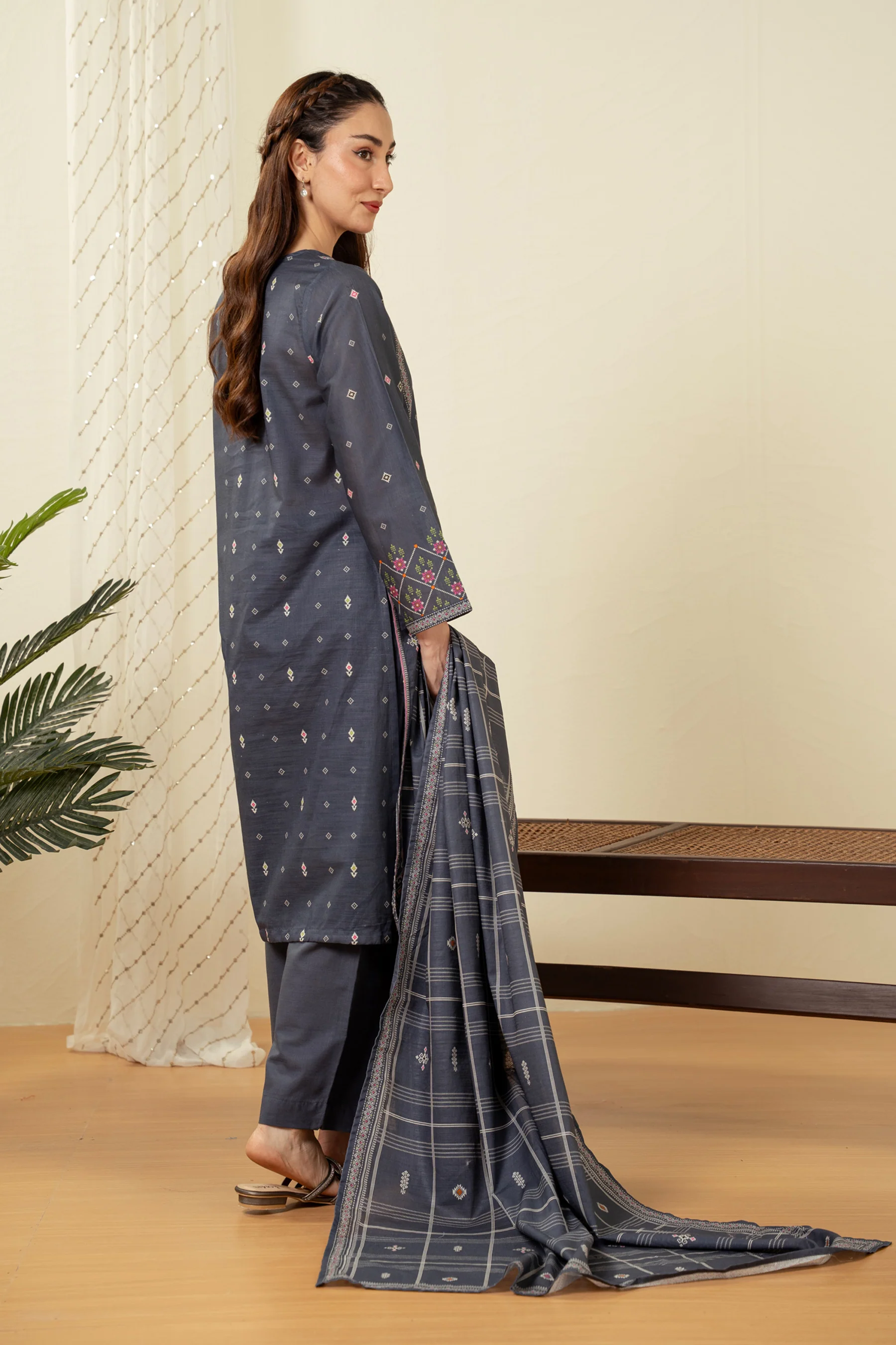 STITCHED PRINTED SUIT - Image 3