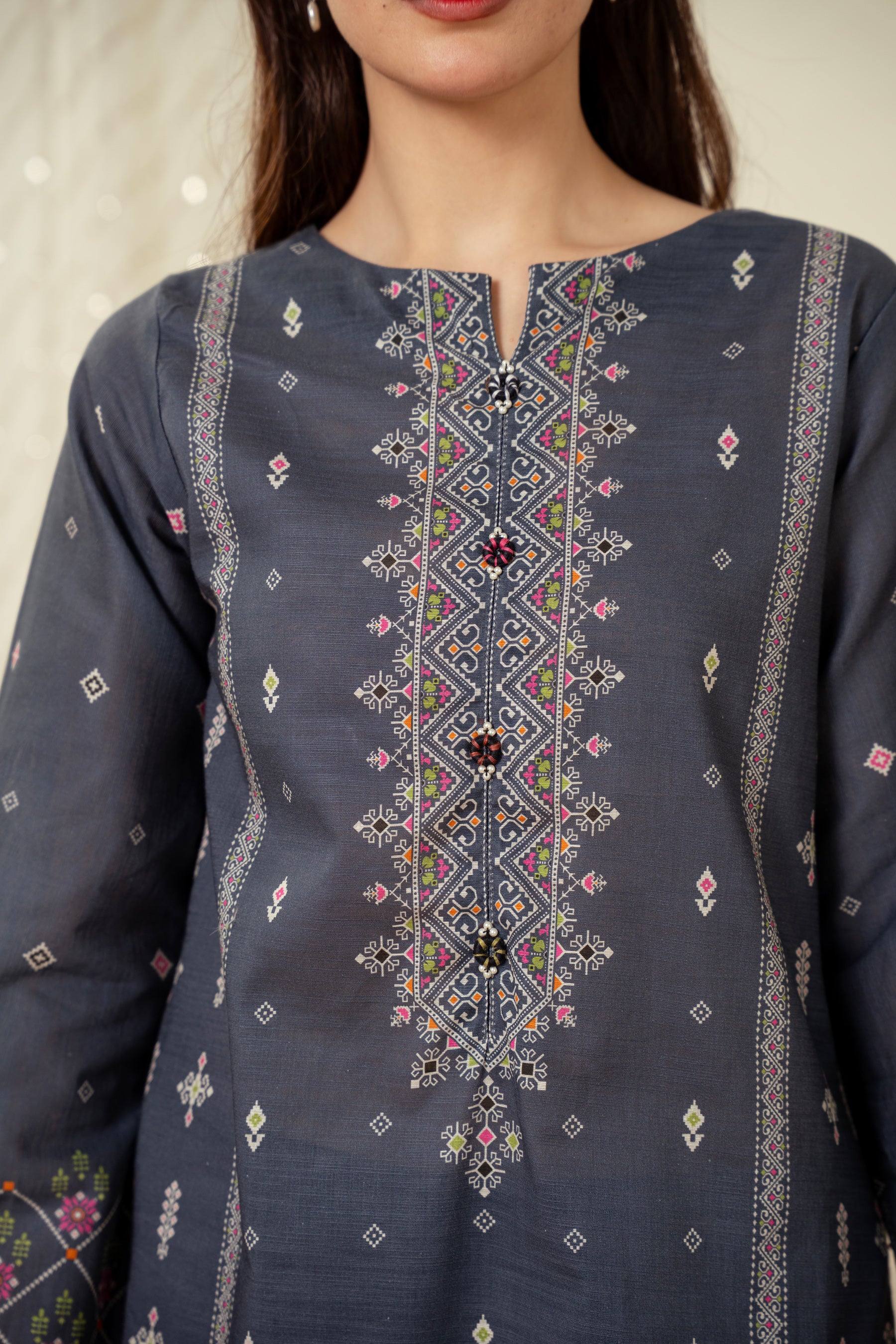 STITCHED PRINTED SUIT - Image 5