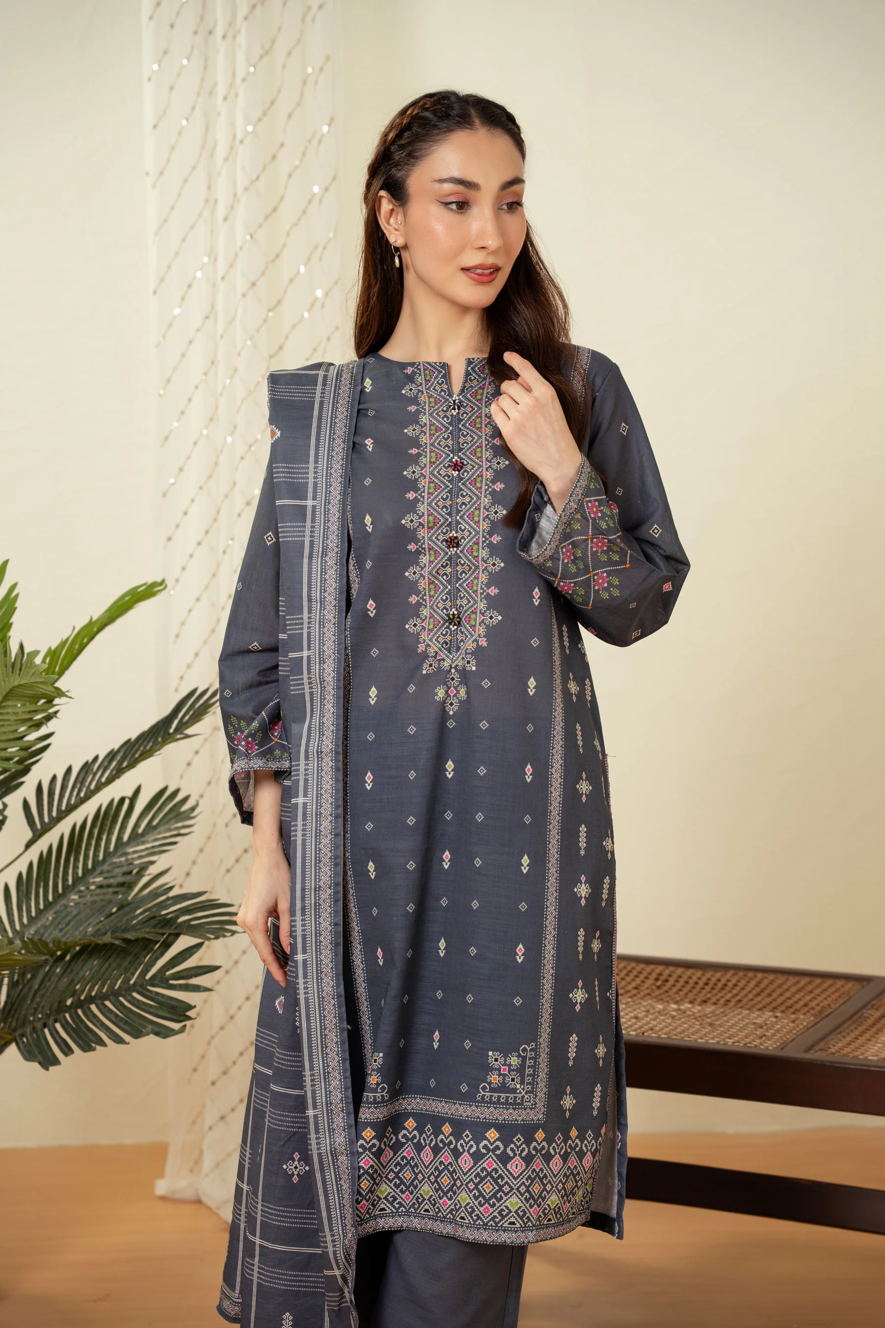 STITCHED PRINTED SUIT - Image 6