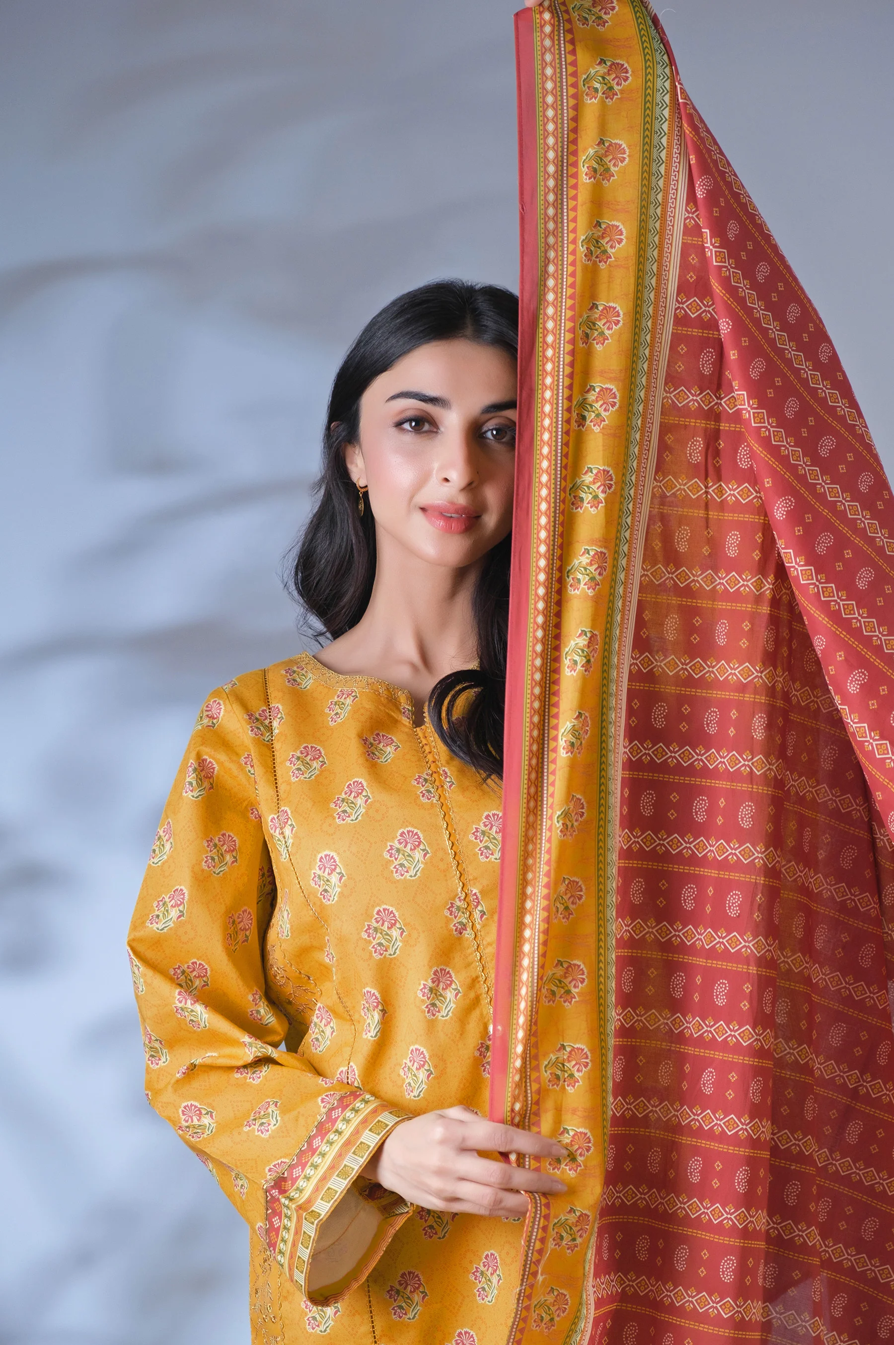 Stitched 2 Piece Printed Lawn Suit