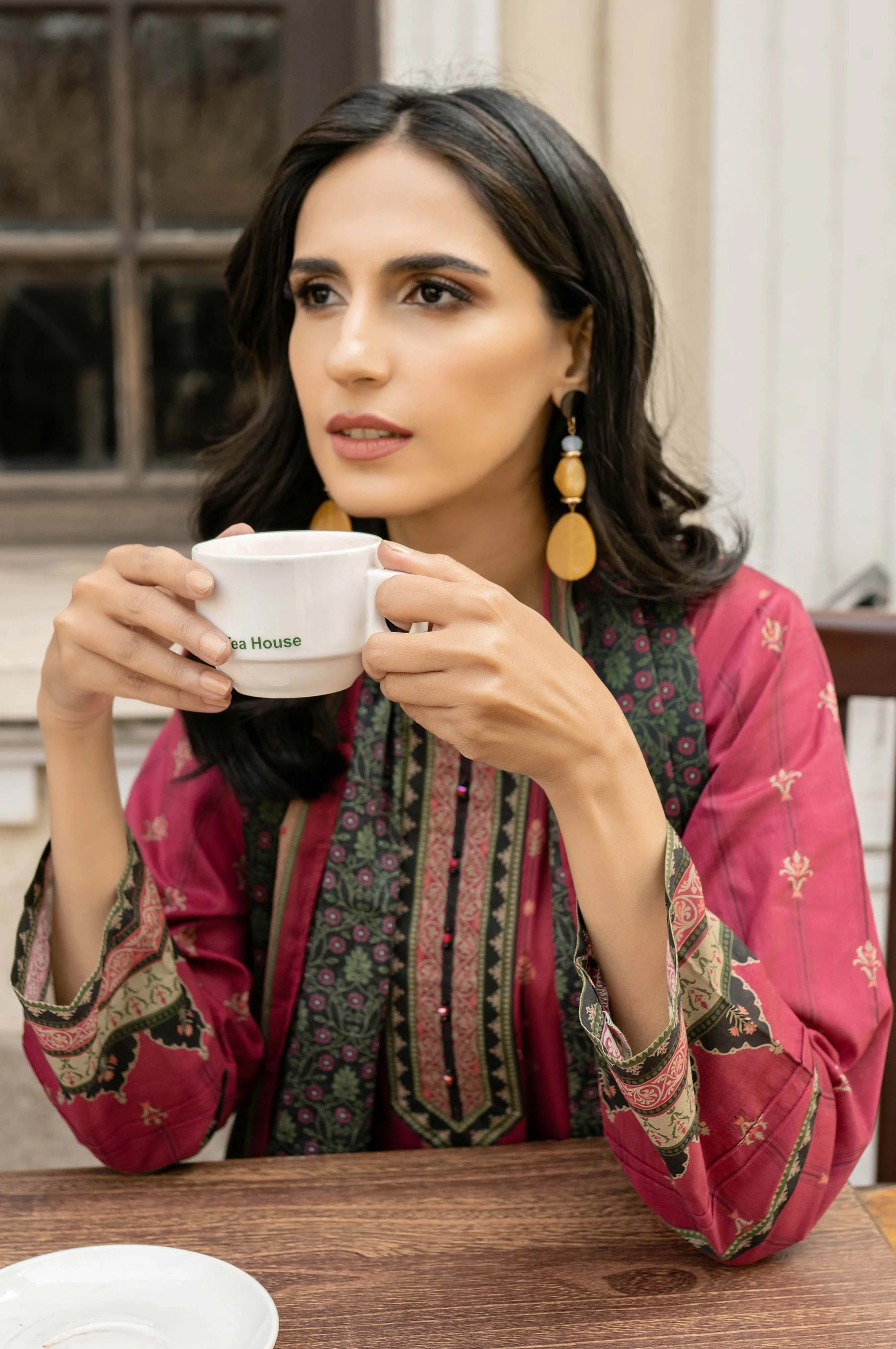Stitched 3 Piece Printed Lawn Suit - Image 3
