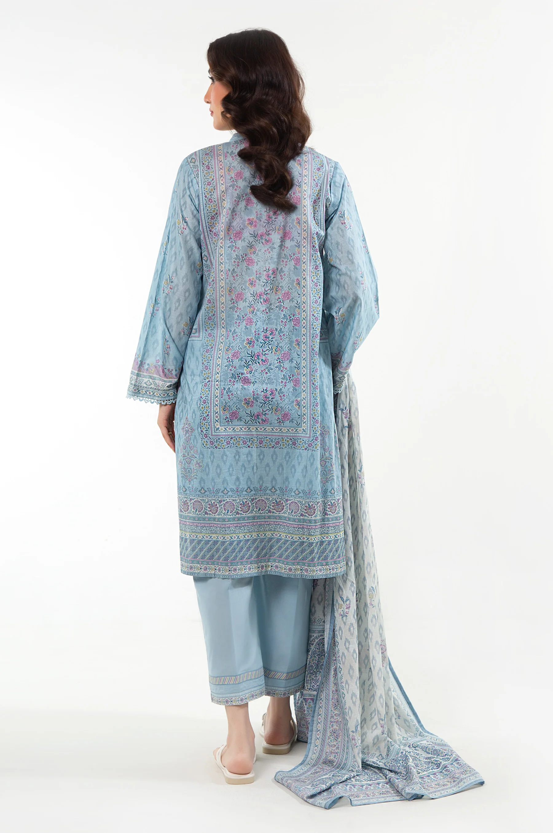 STITCHED PRINTED LAWN SUIT - Image 2