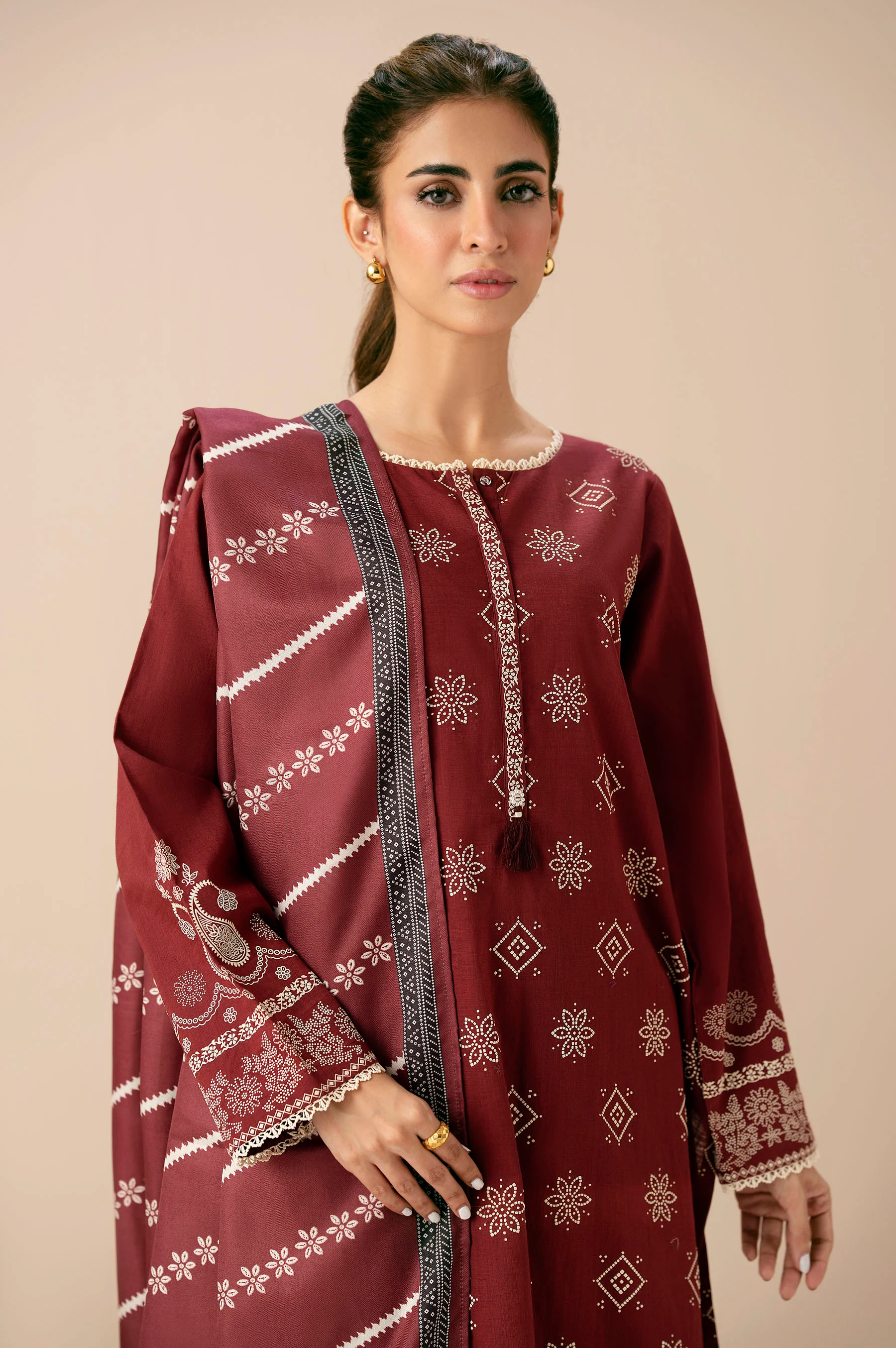 STITCHED PRINTED SUIT - Image 2