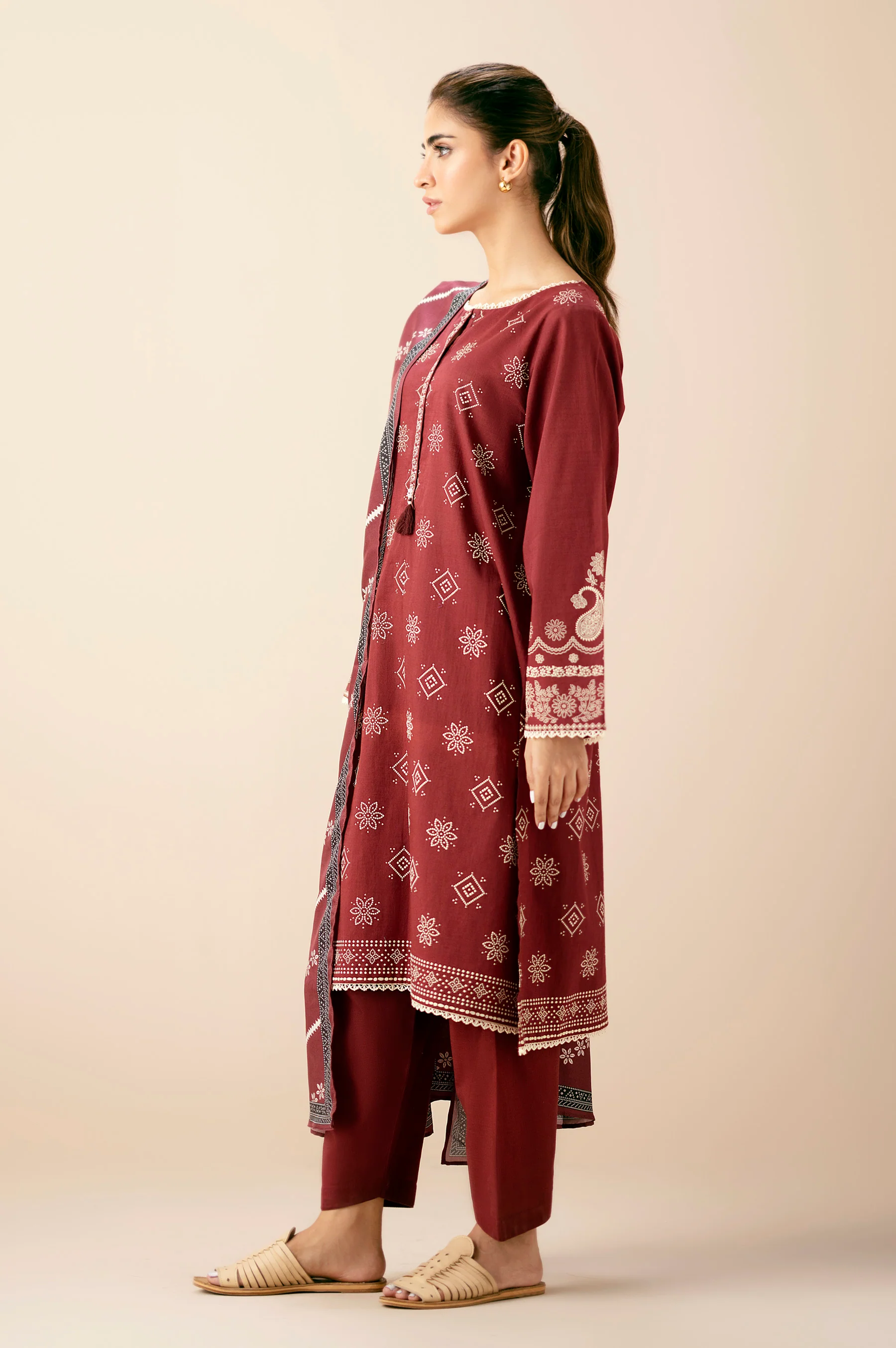 STITCHED PRINTED SUIT - Image 4