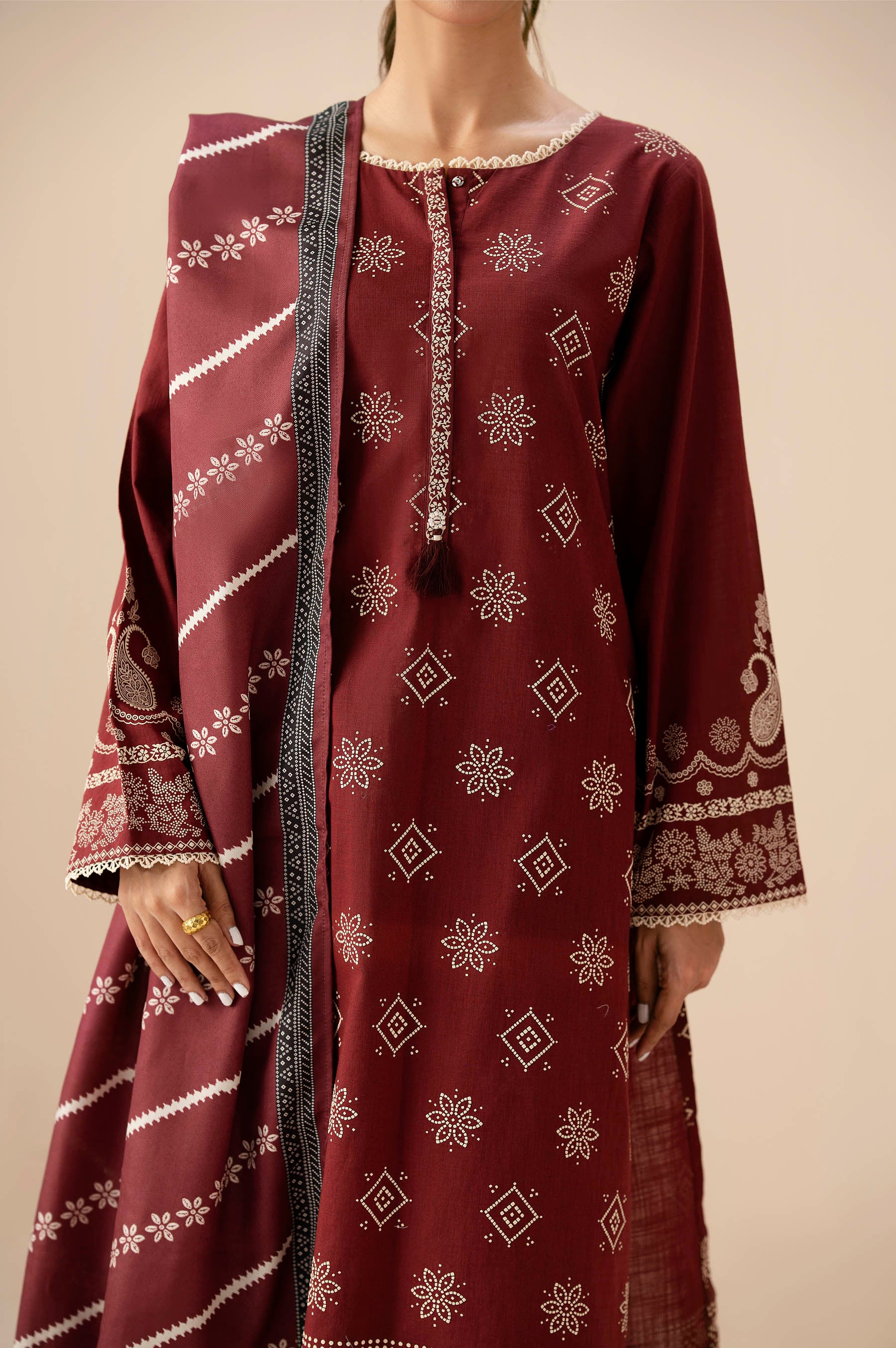 STITCHED PRINTED SUIT - Image 6