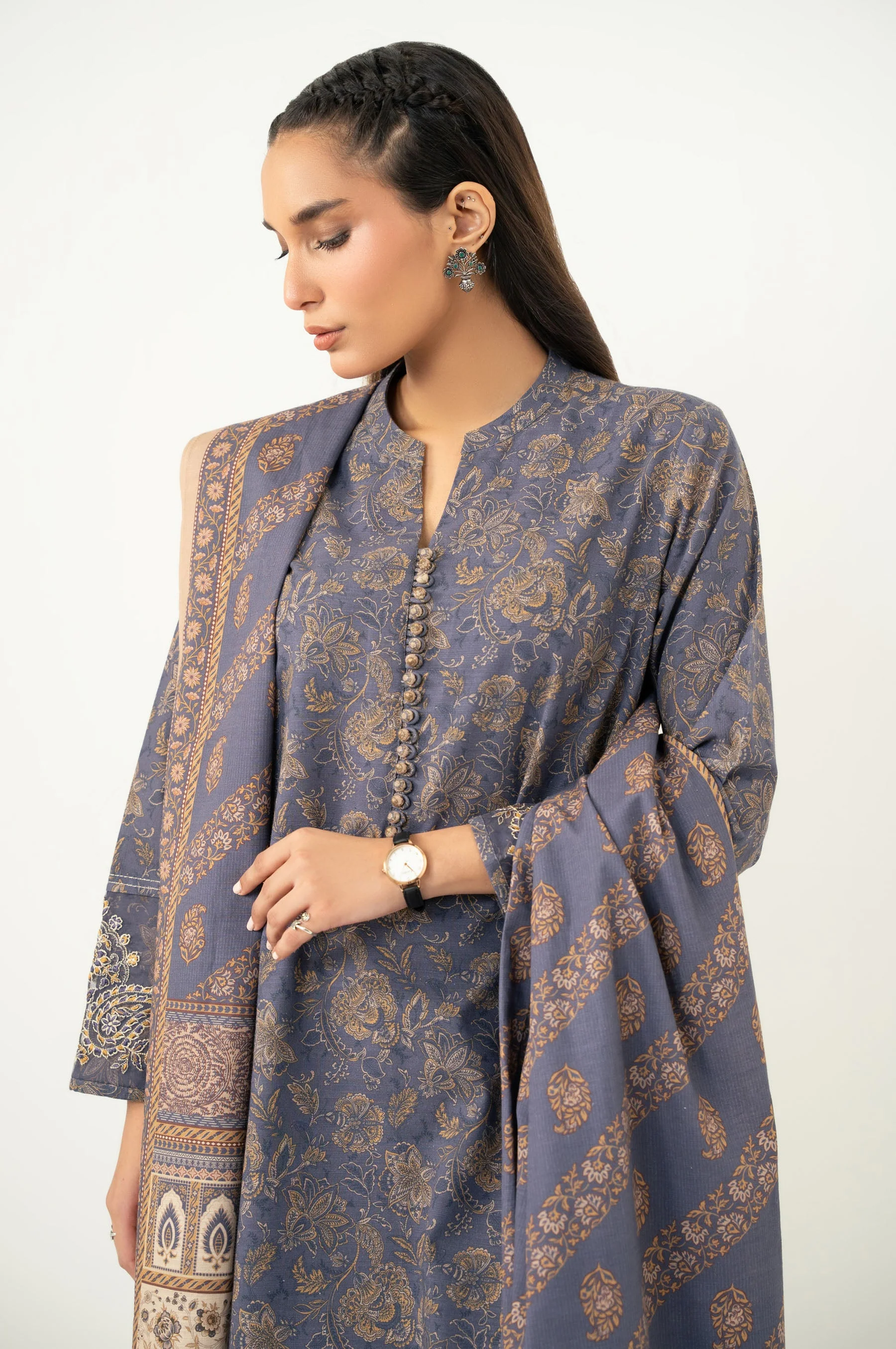 STITCHED PRINTED SUIT (FACTORY E-OUTLET) - Image 3