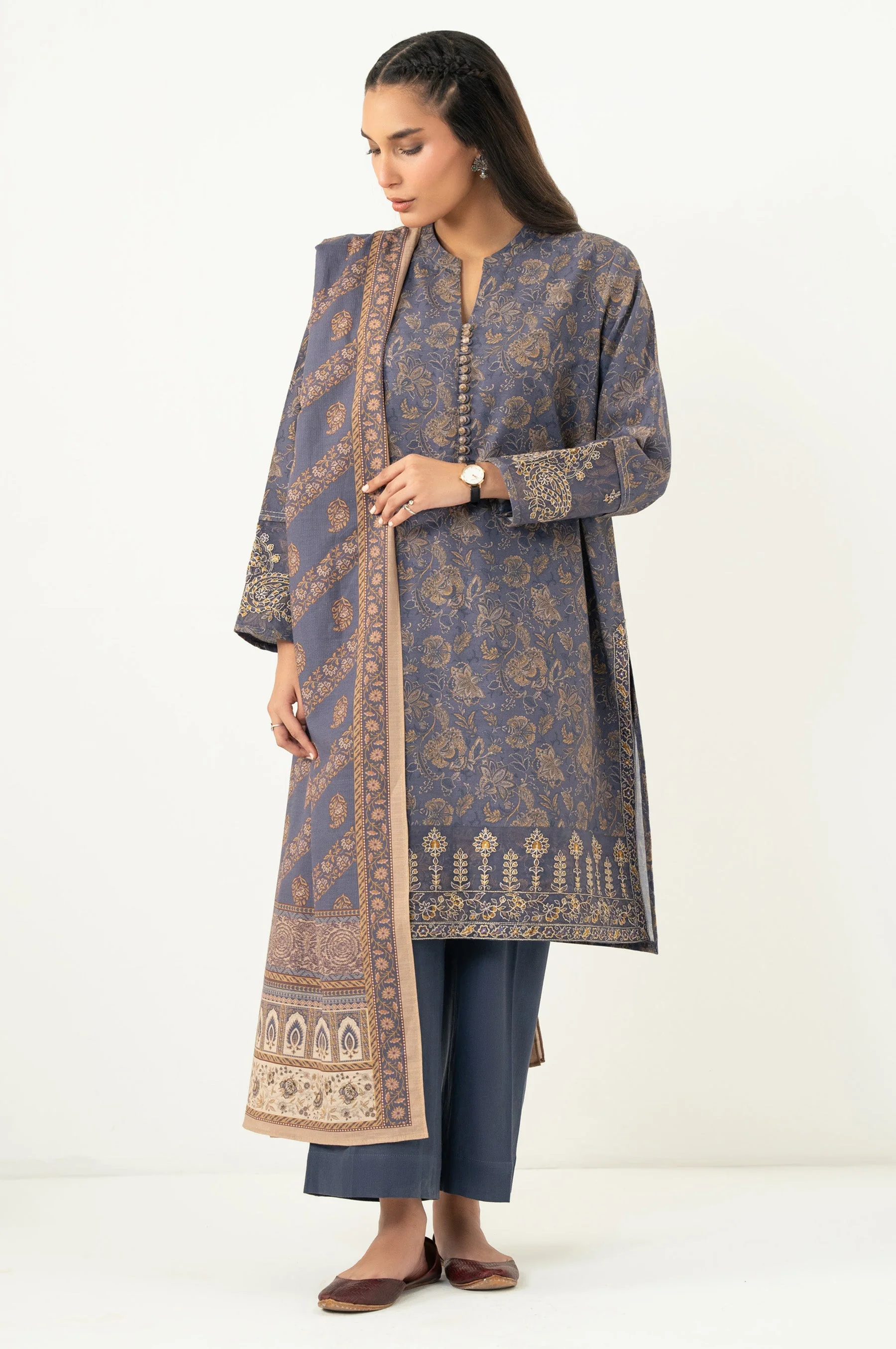 STITCHED PRINTED SUIT (FACTORY E-OUTLET) - Image 5