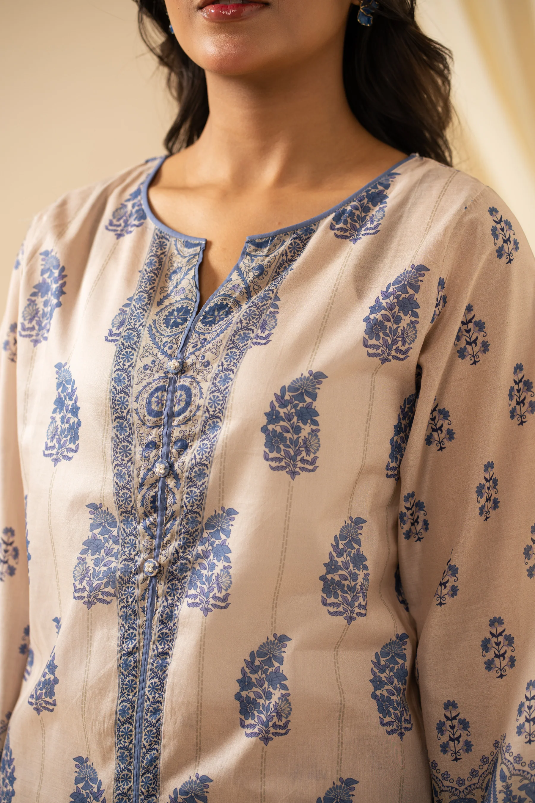STITCHED DIGITAL PRINTED LAWN SUIT - Image 3
