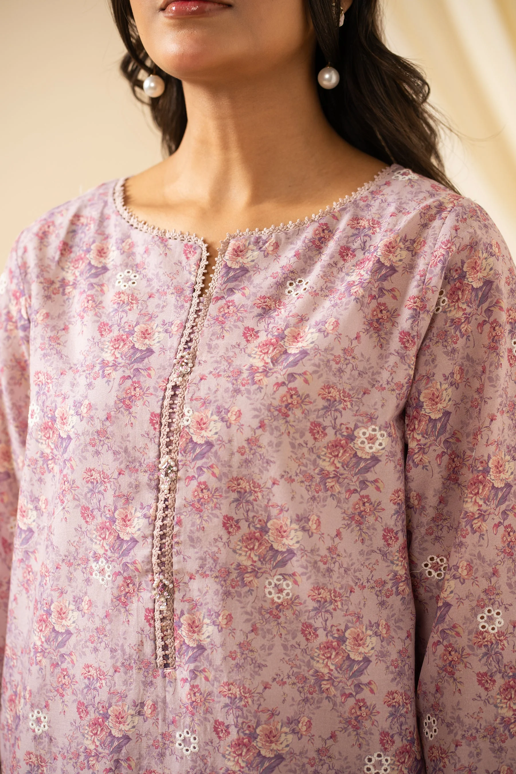 STITCHED 3 PIECE CHIKANKARI SUIT (FACTORY E-OUTLET) - Image 3