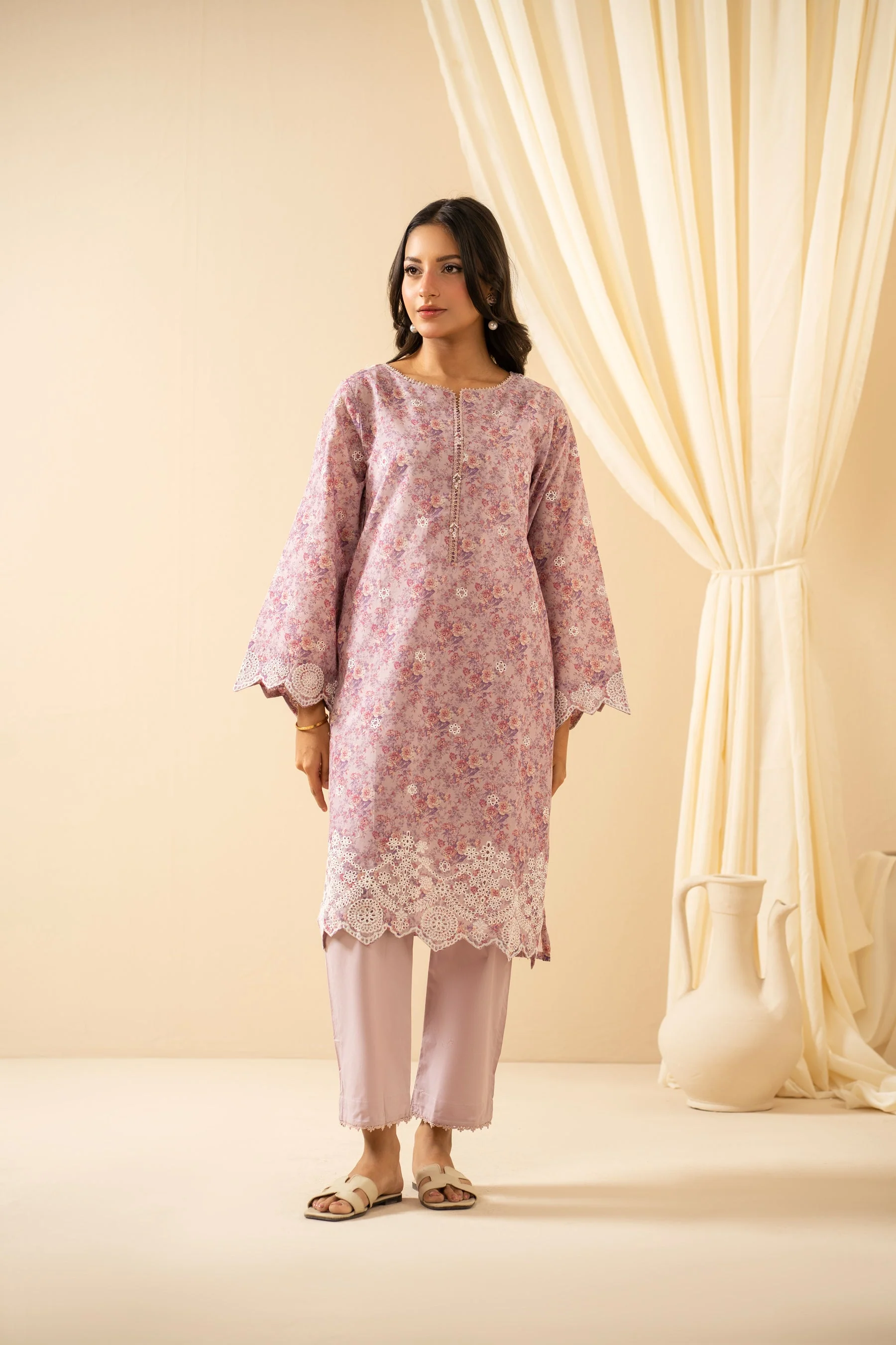 STITCHED 3 PIECE CHIKANKARI SUIT (FACTORY E-OUTLET) - Image 7