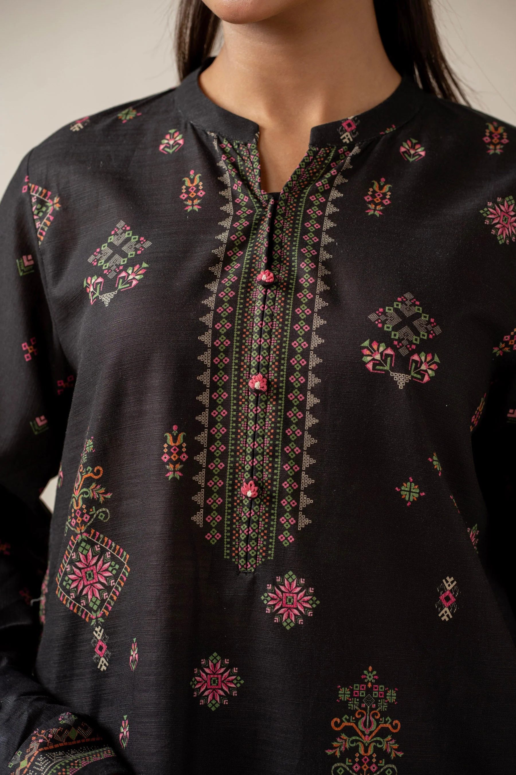 STITCHED PRINTED SUIT (FACTORY E-OUTLET) - Image 2