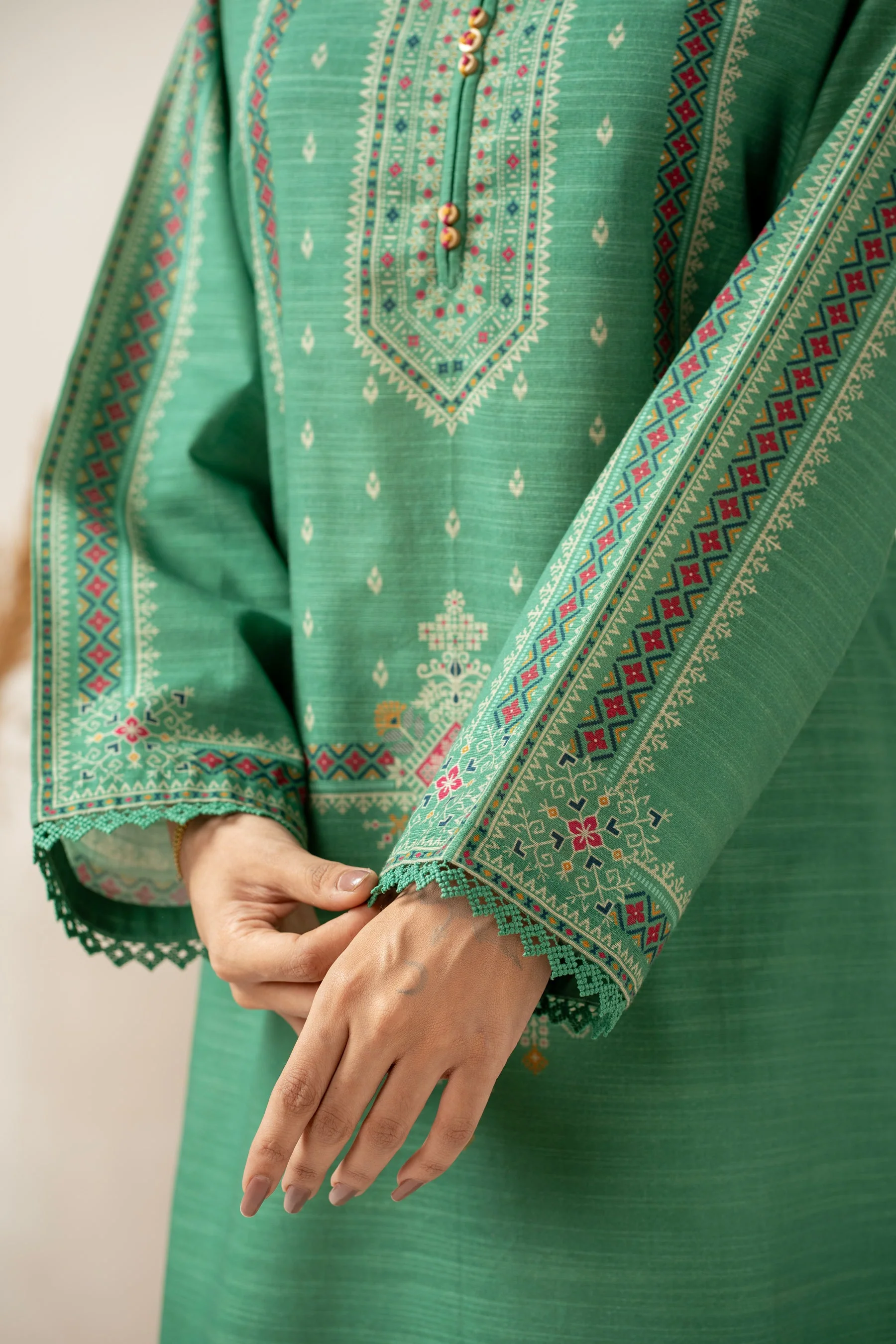 STITCHED PRINTED SUIT (FACTORY E-OUTLET) - Image 2