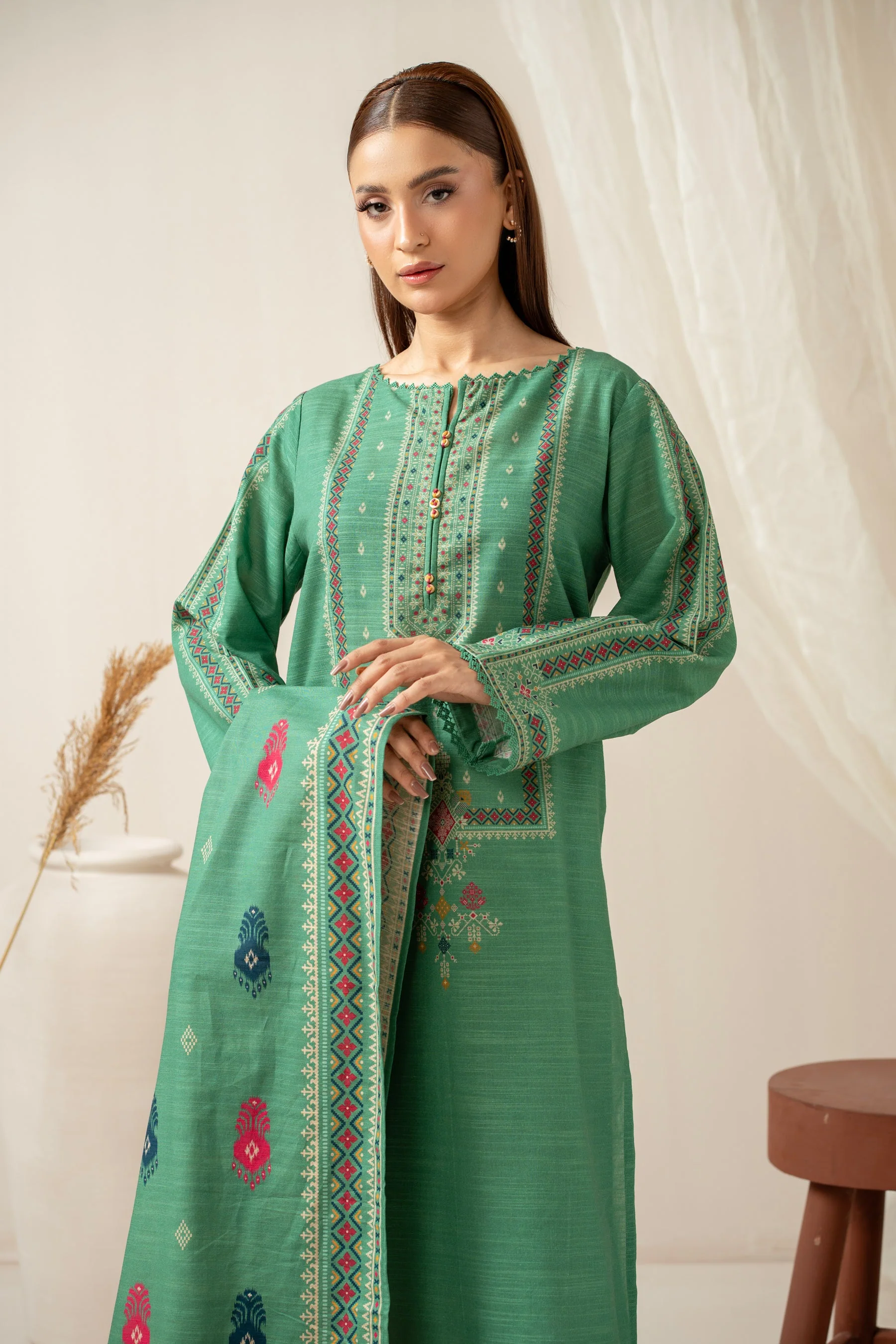 STITCHED PRINTED SUIT (FACTORY E-OUTLET) - Image 4