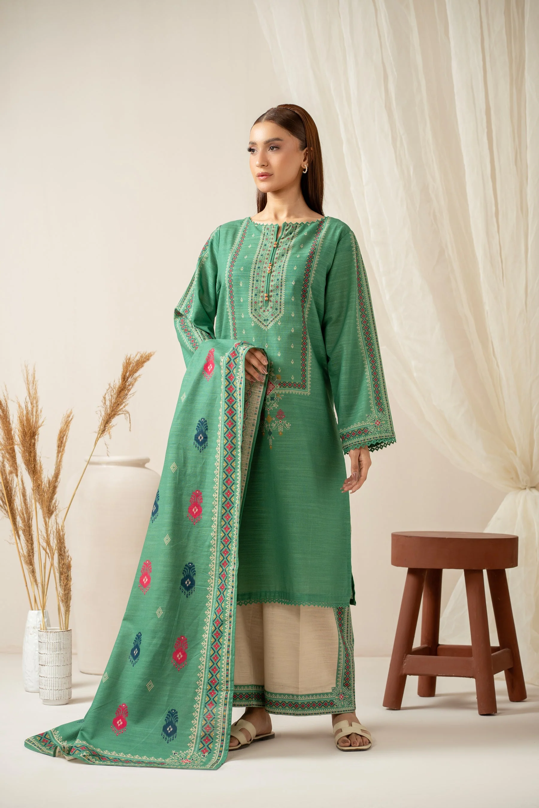 STITCHED PRINTED SUIT (FACTORY E-OUTLET) - Image 5