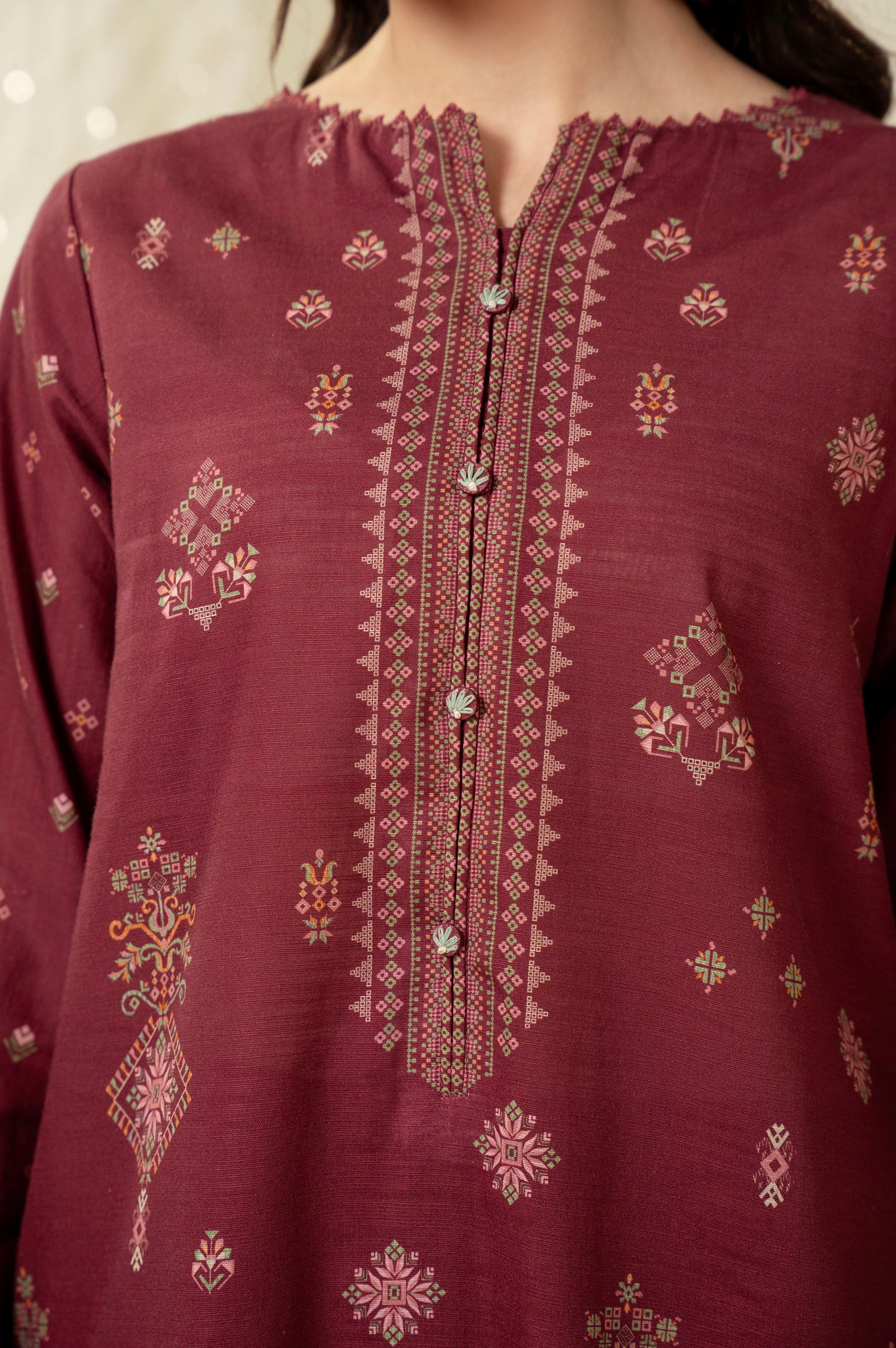 STITCHED PRINTED SUIT - Image 2