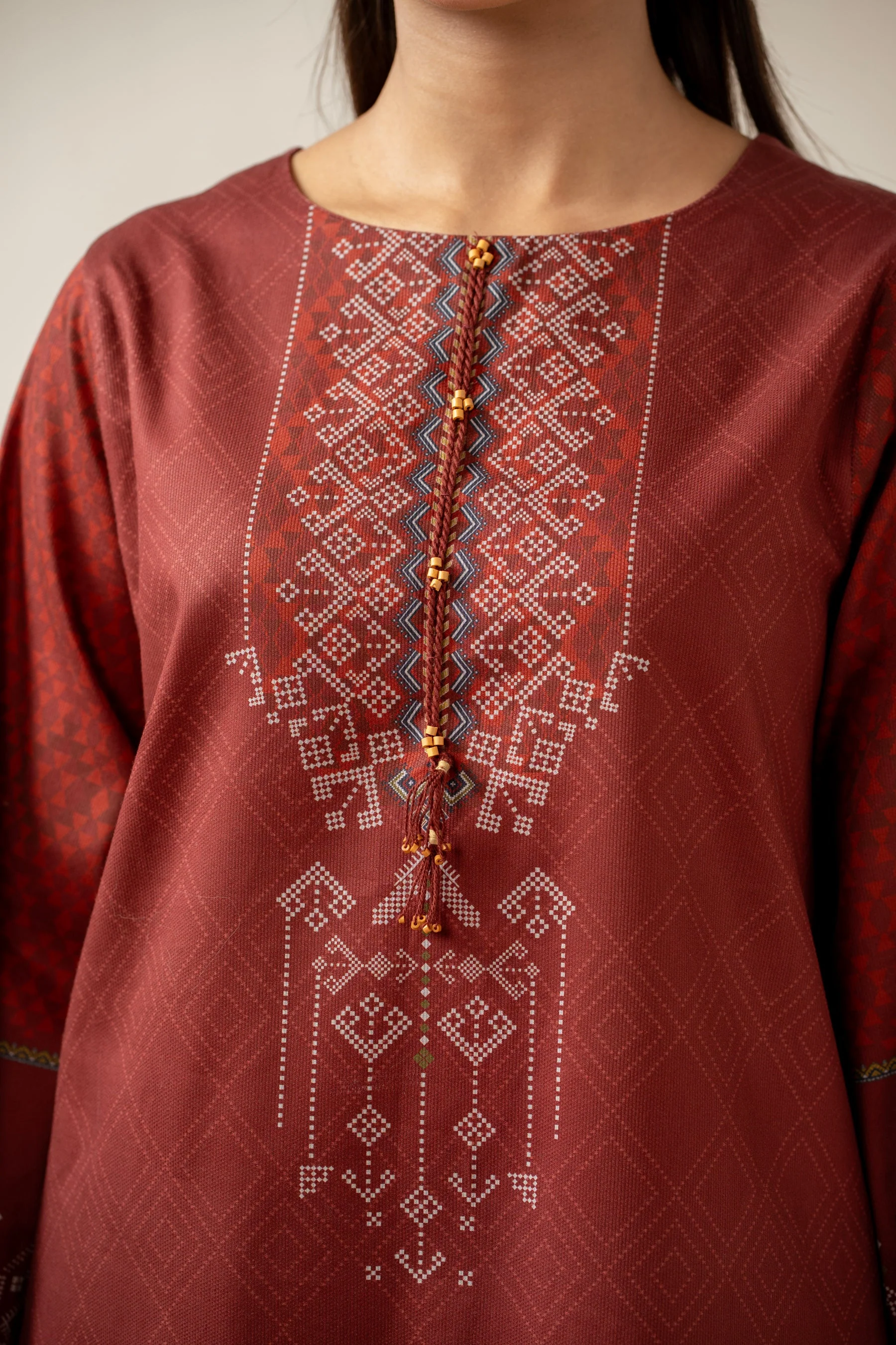 STITCHED PRINTED SUIT (FACTORY E-OUTLET) - Image 2