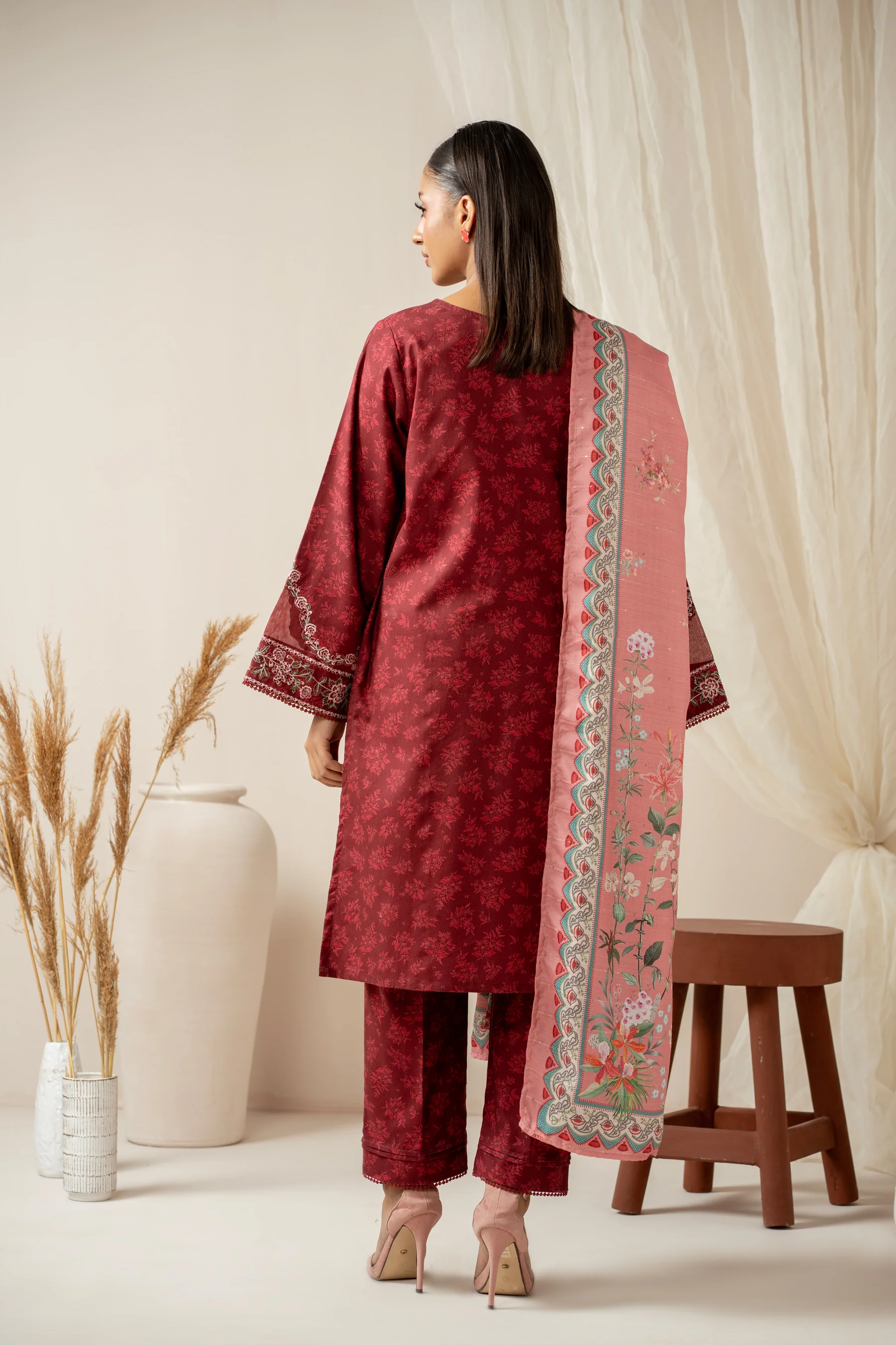 STITCHED EMBROIDERED SUIT - Image 8