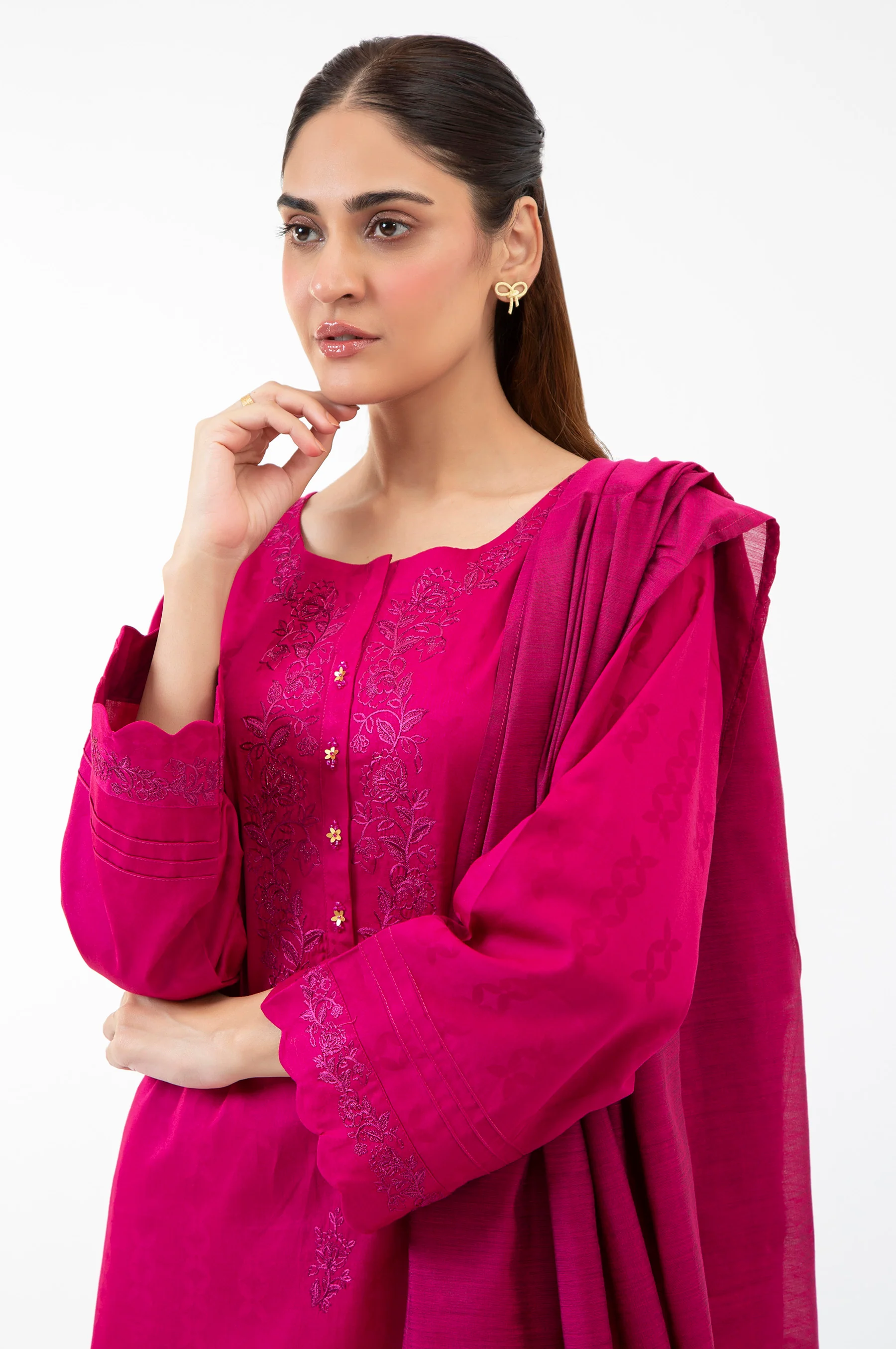 STITCHED EMBROIDERED SUIT - Image 4