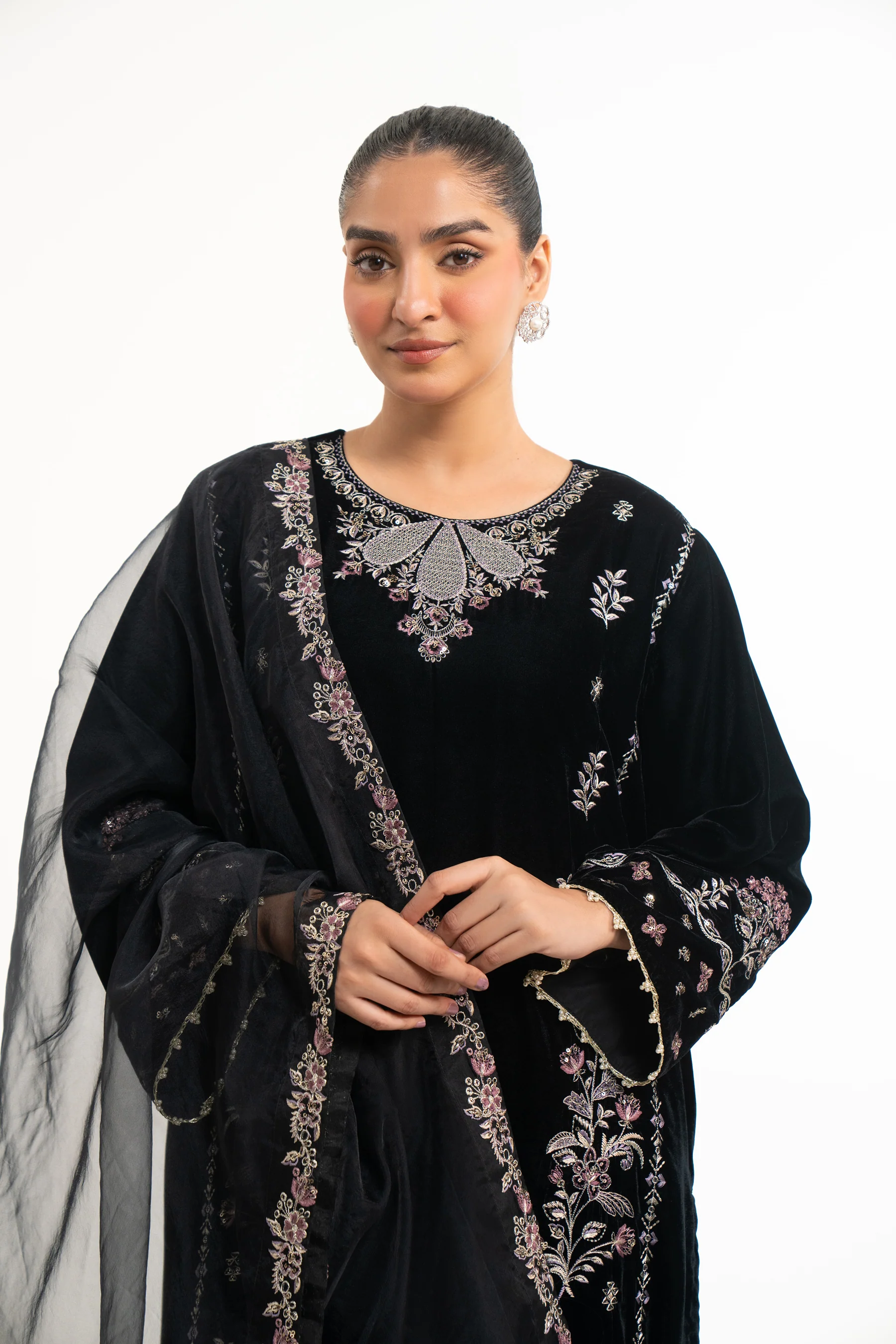 EMBROIDERED VELVET SUIT - Image 2