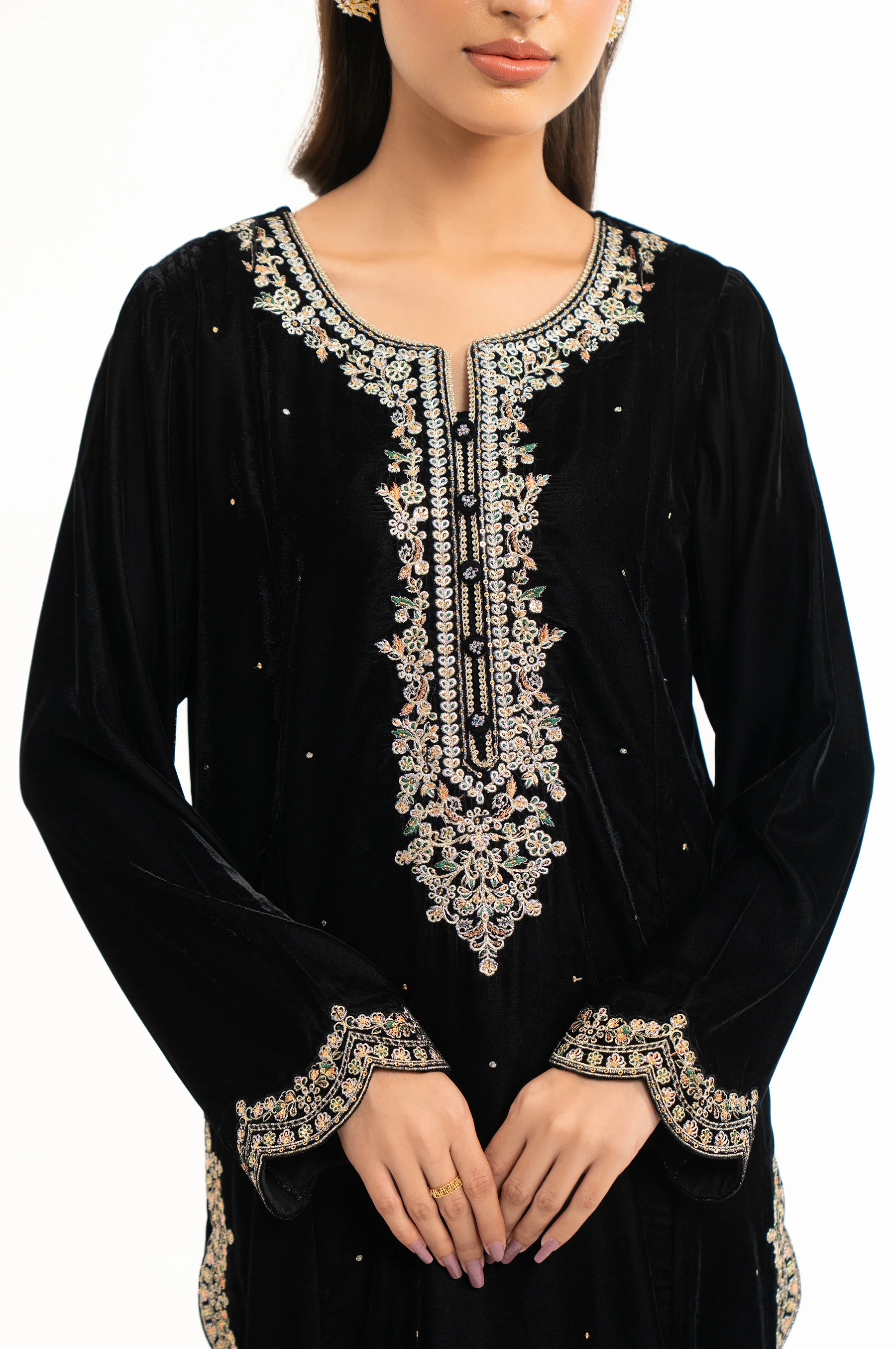 EMBROIDERED VELVET SUIT - Image 3