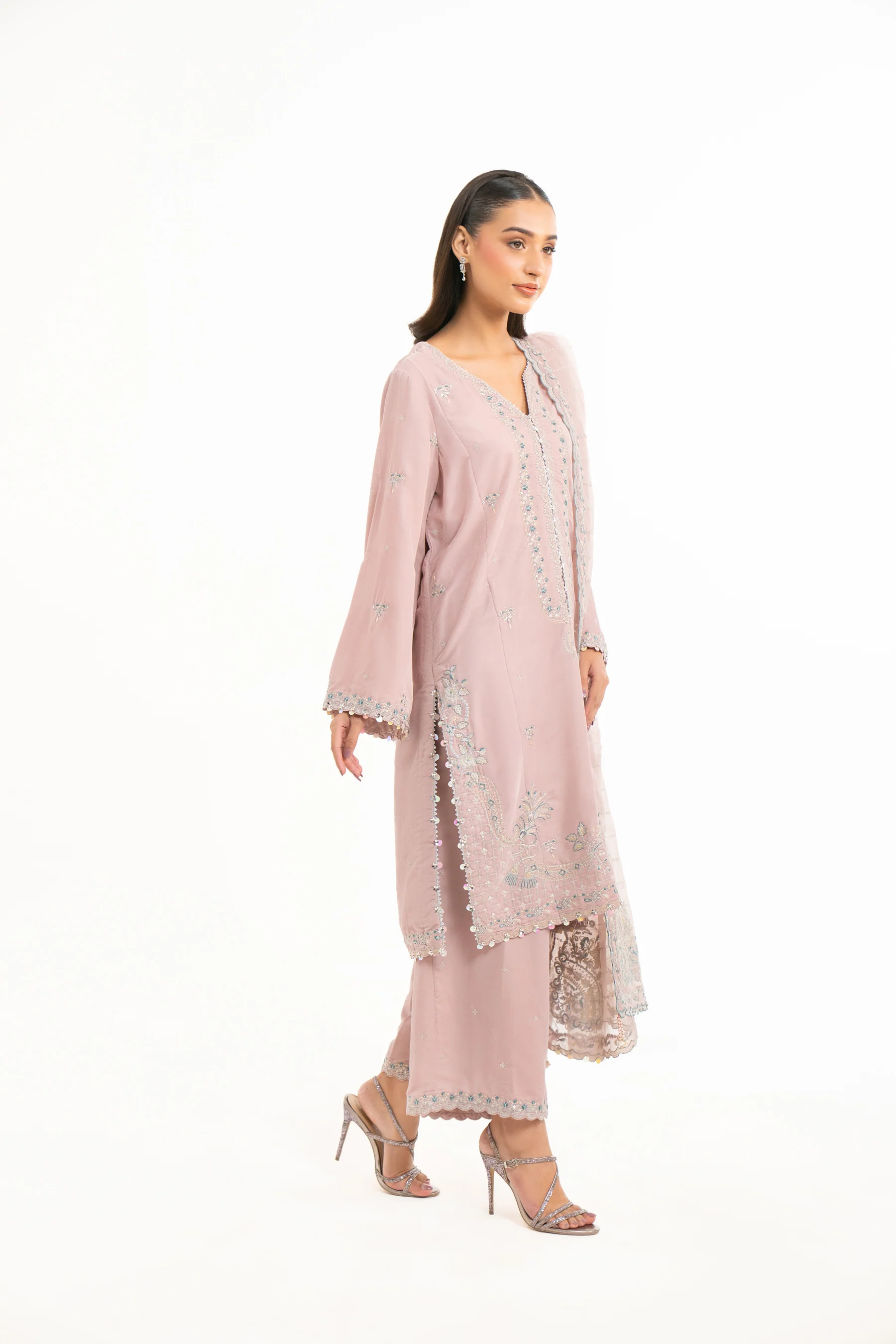 EMBROIDERED VELVET SUIT - Image 5