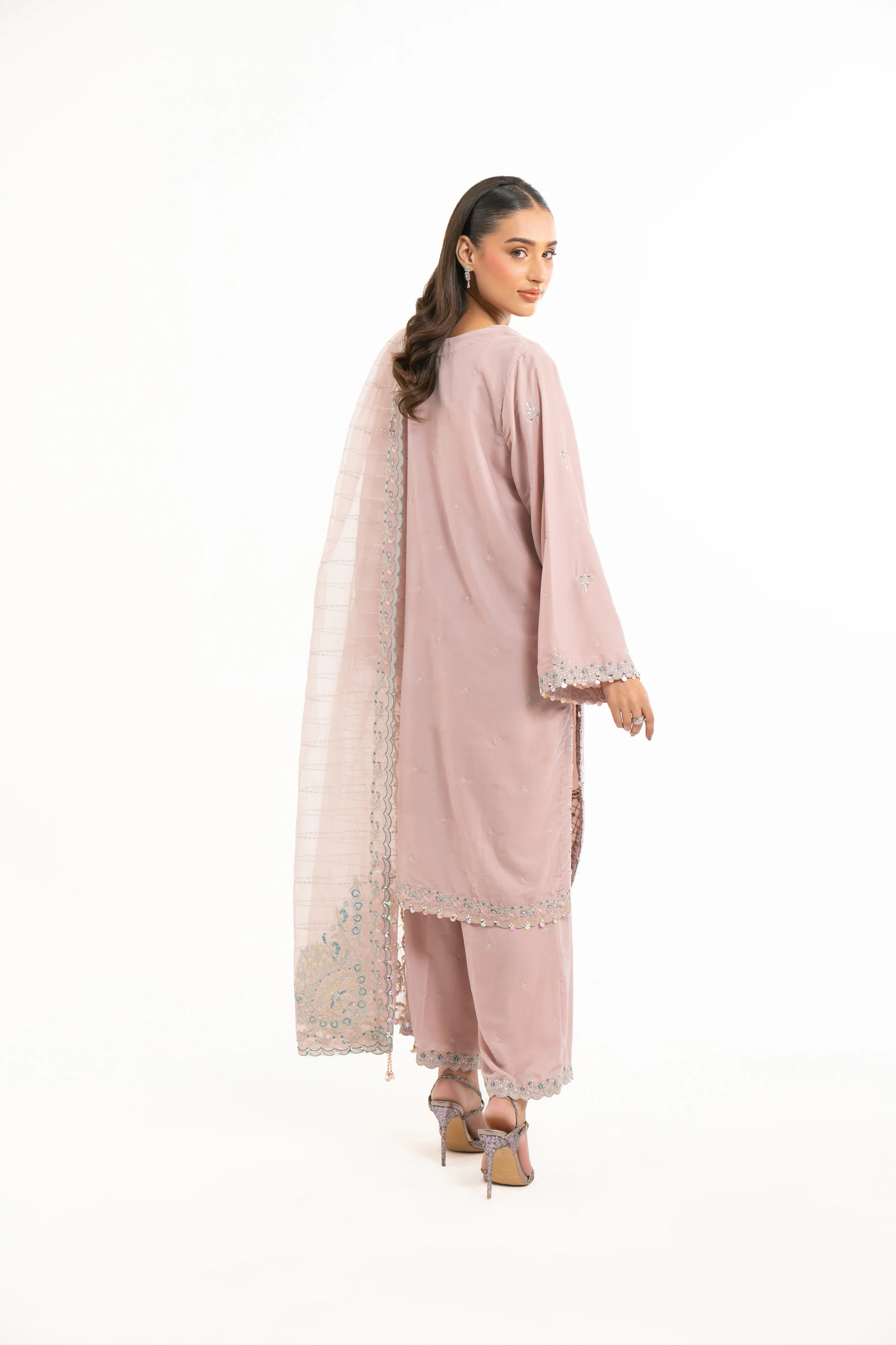 EMBROIDERED VELVET SUIT - Image 6