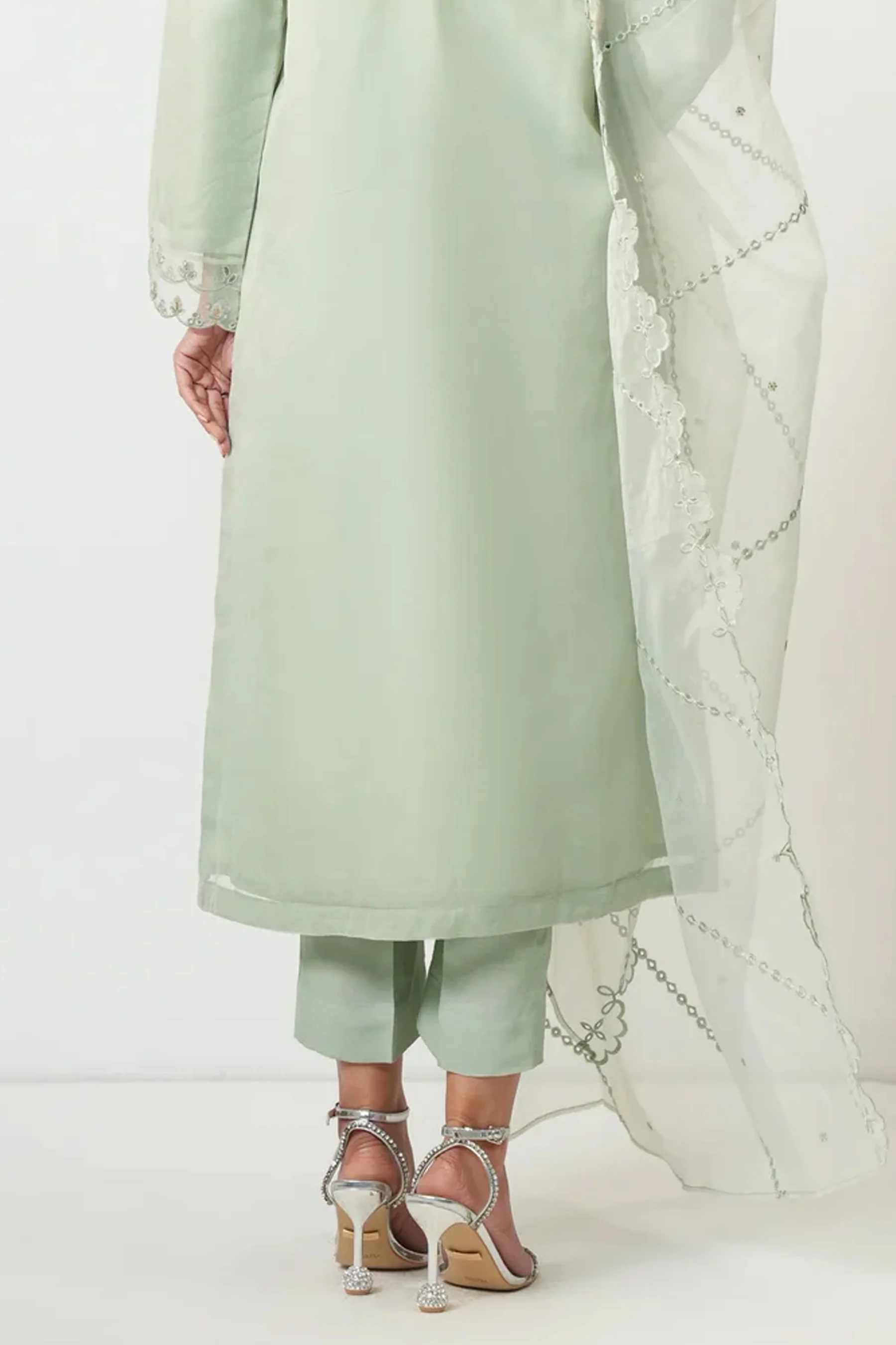 STITCHED DYED RAW SILK BOTTOM (FACTORY E-OUTLET) - Image 3