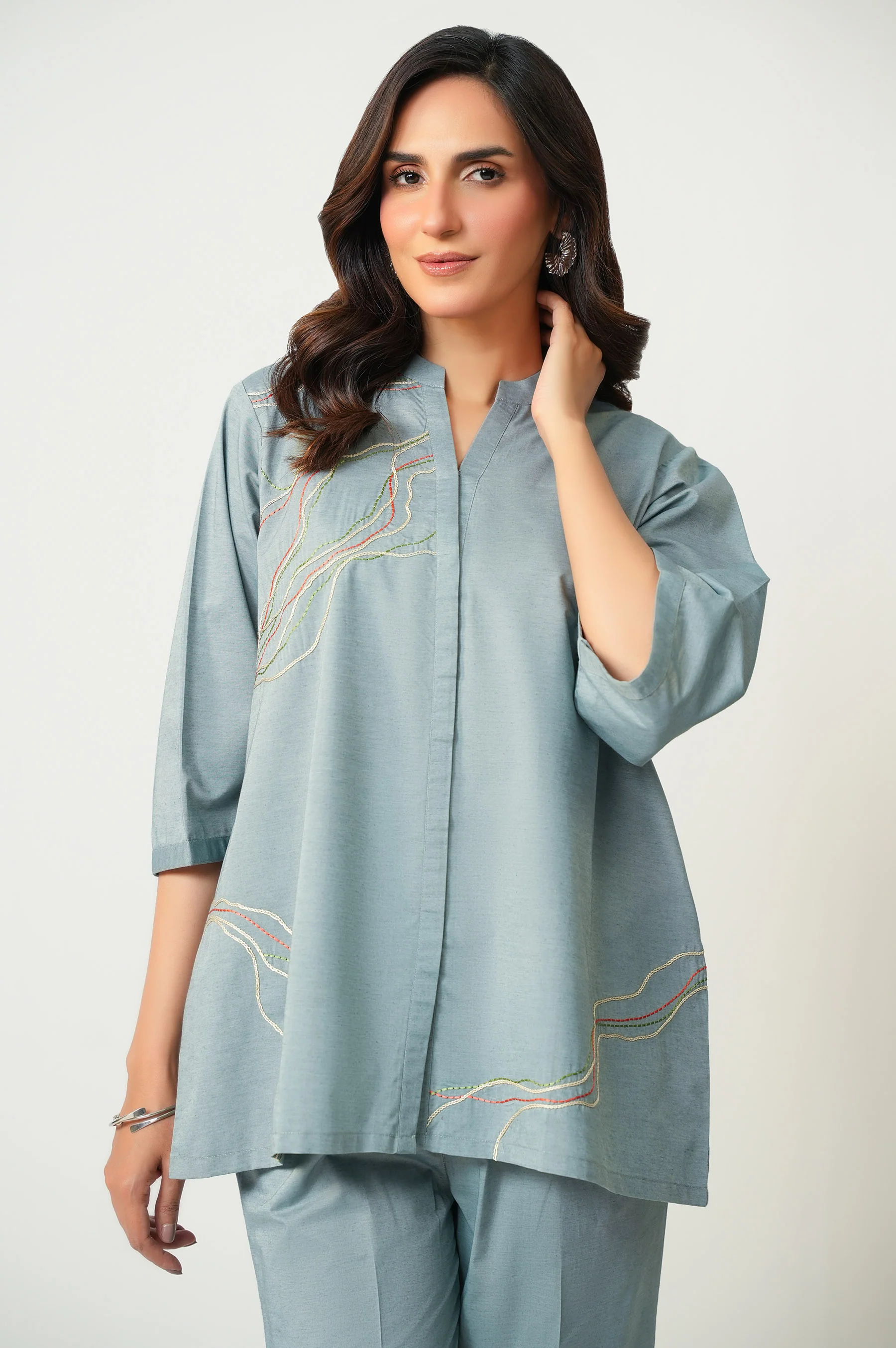 EMBROIDERED CO-ORD SET - Image 2