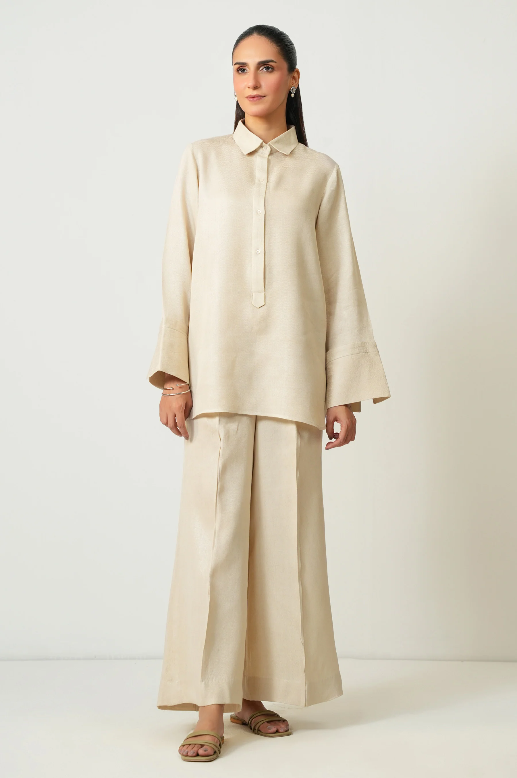 Stylized Dobby Co-Ord Set - Image 2