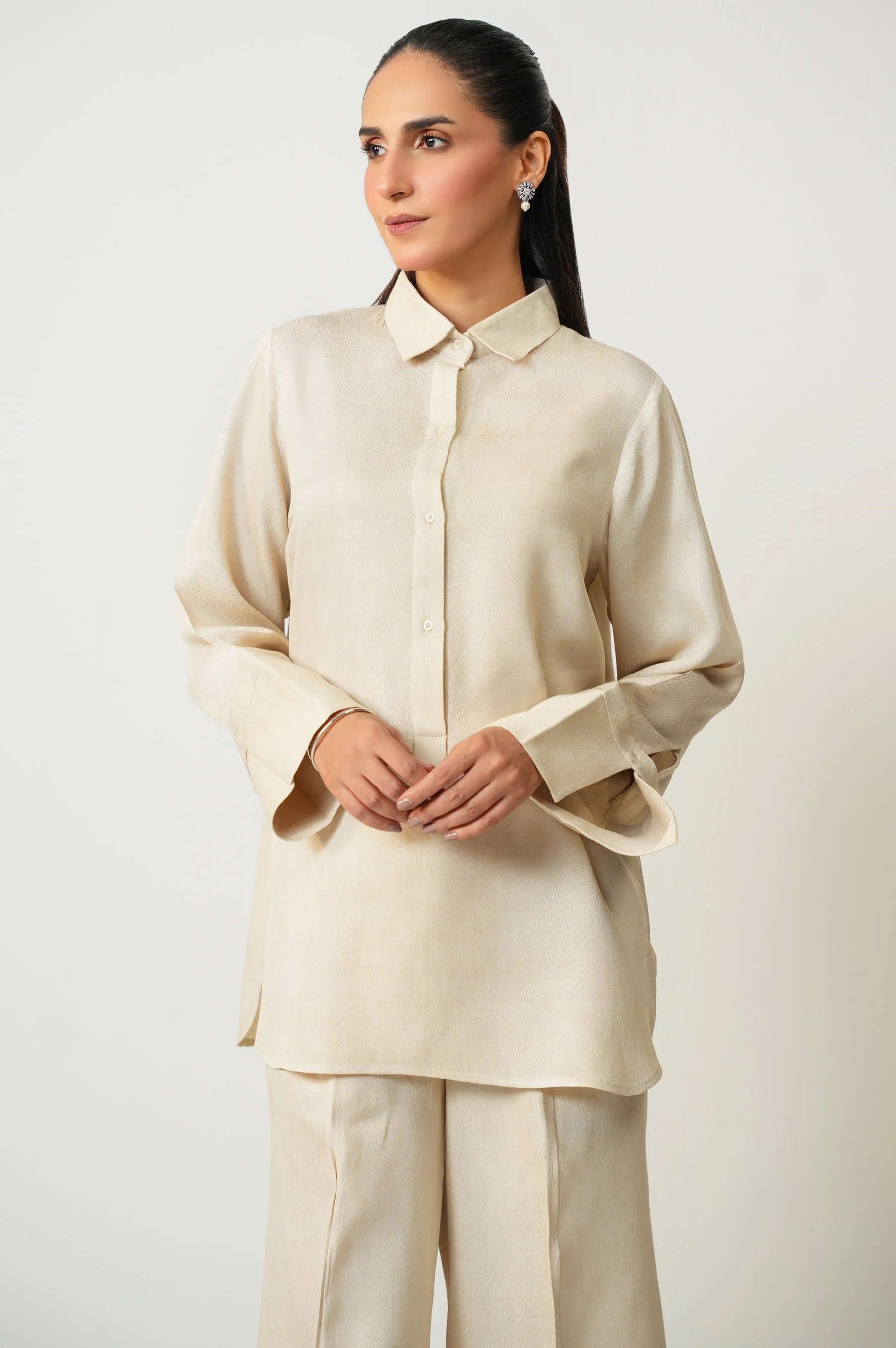 Stylized Dobby Co-Ord Set - Image 3