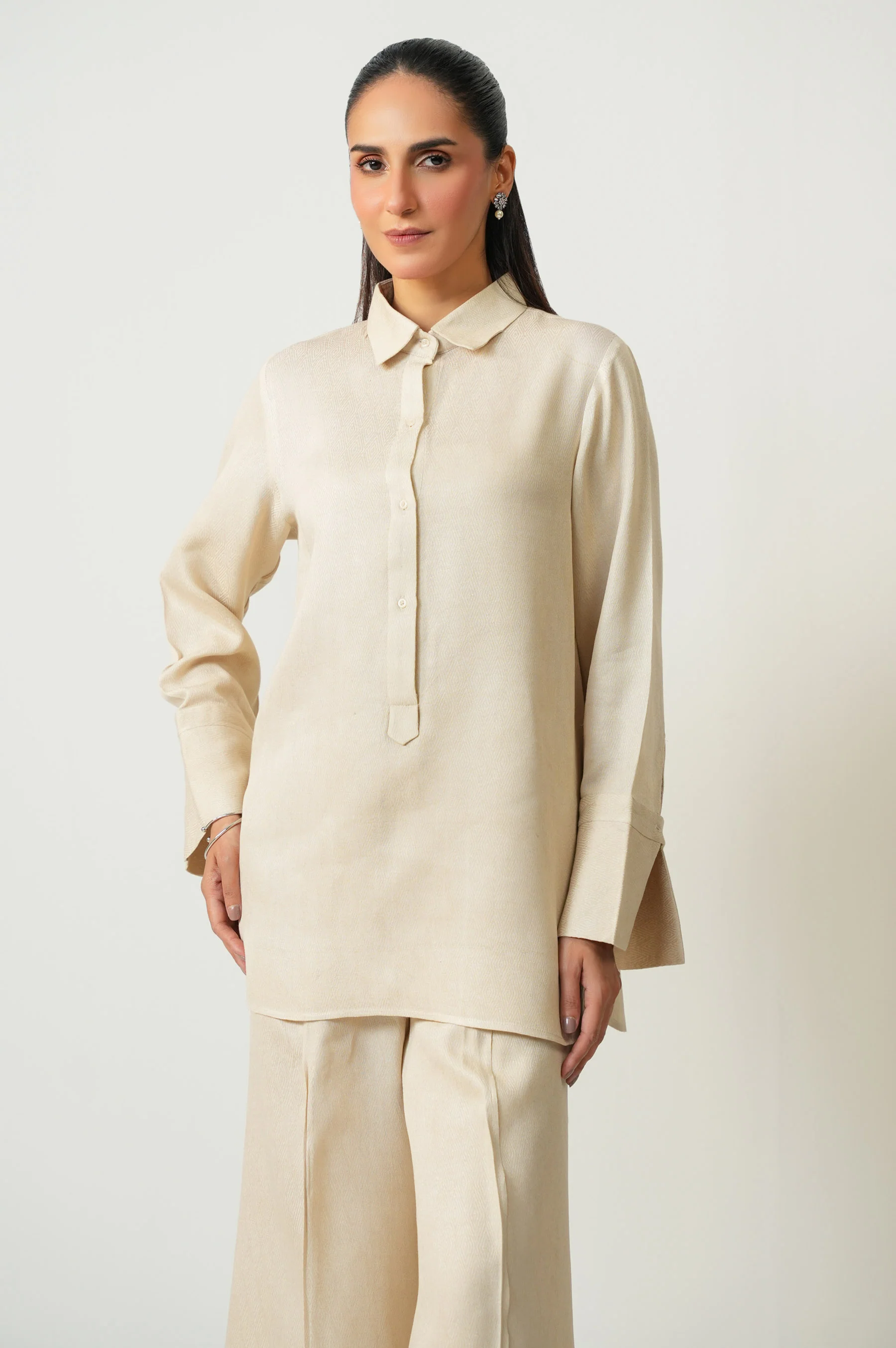 Stylized Dobby Co-Ord Set - Image 6