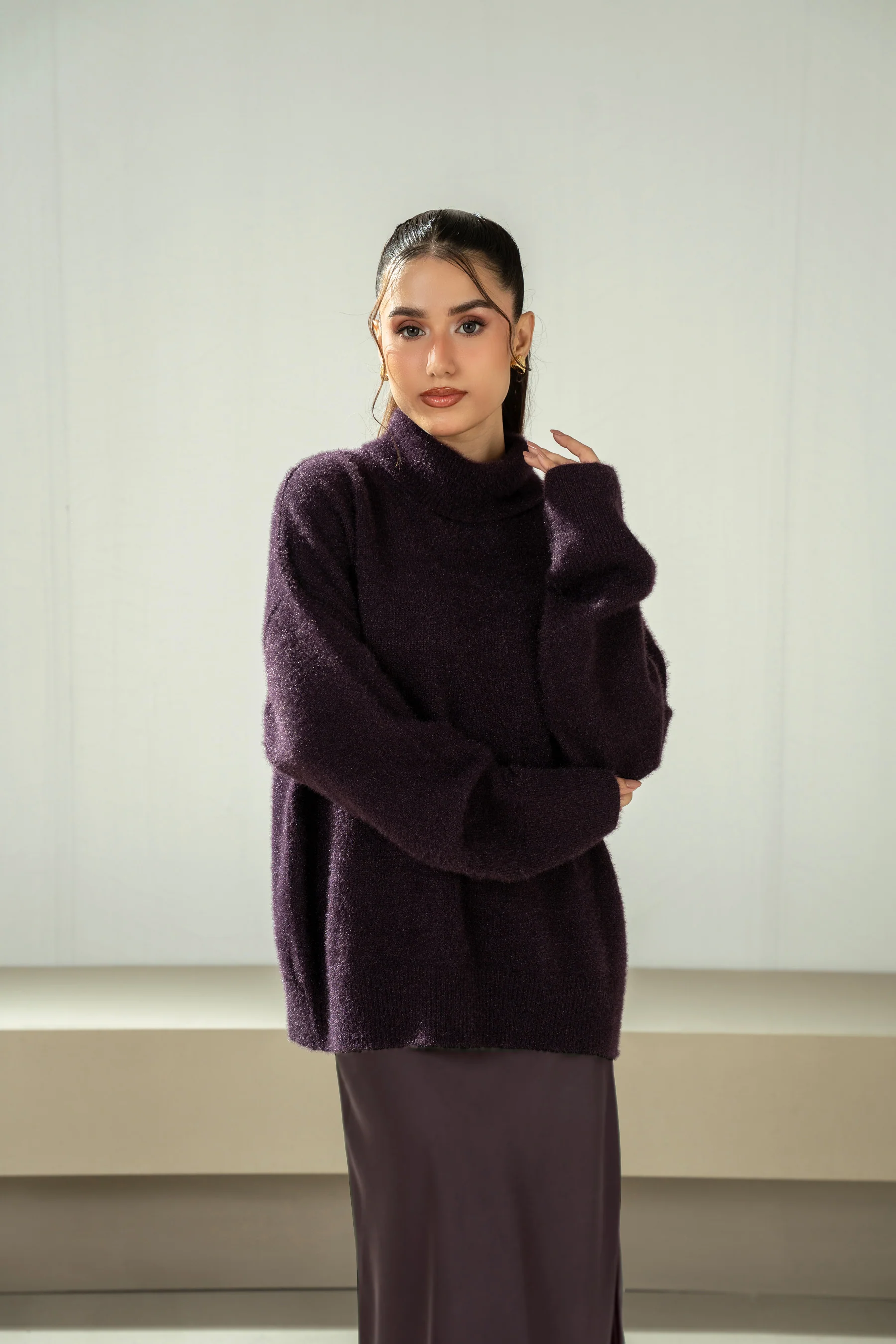 STYLIZED TURTLE NECK PULLOVER - Image 3