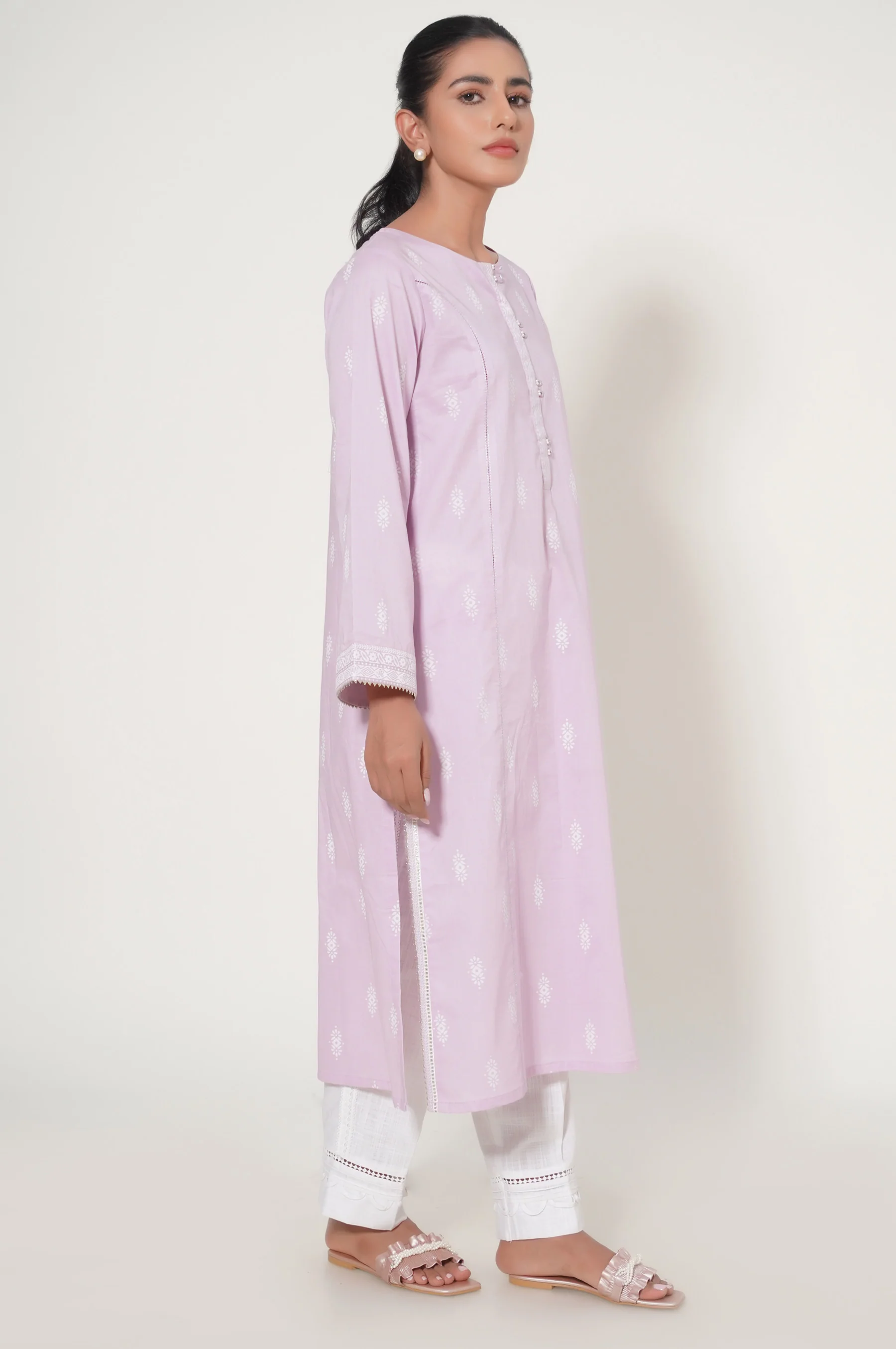 Unstitched 1 Piece Puff Printed Cambric - Image 3