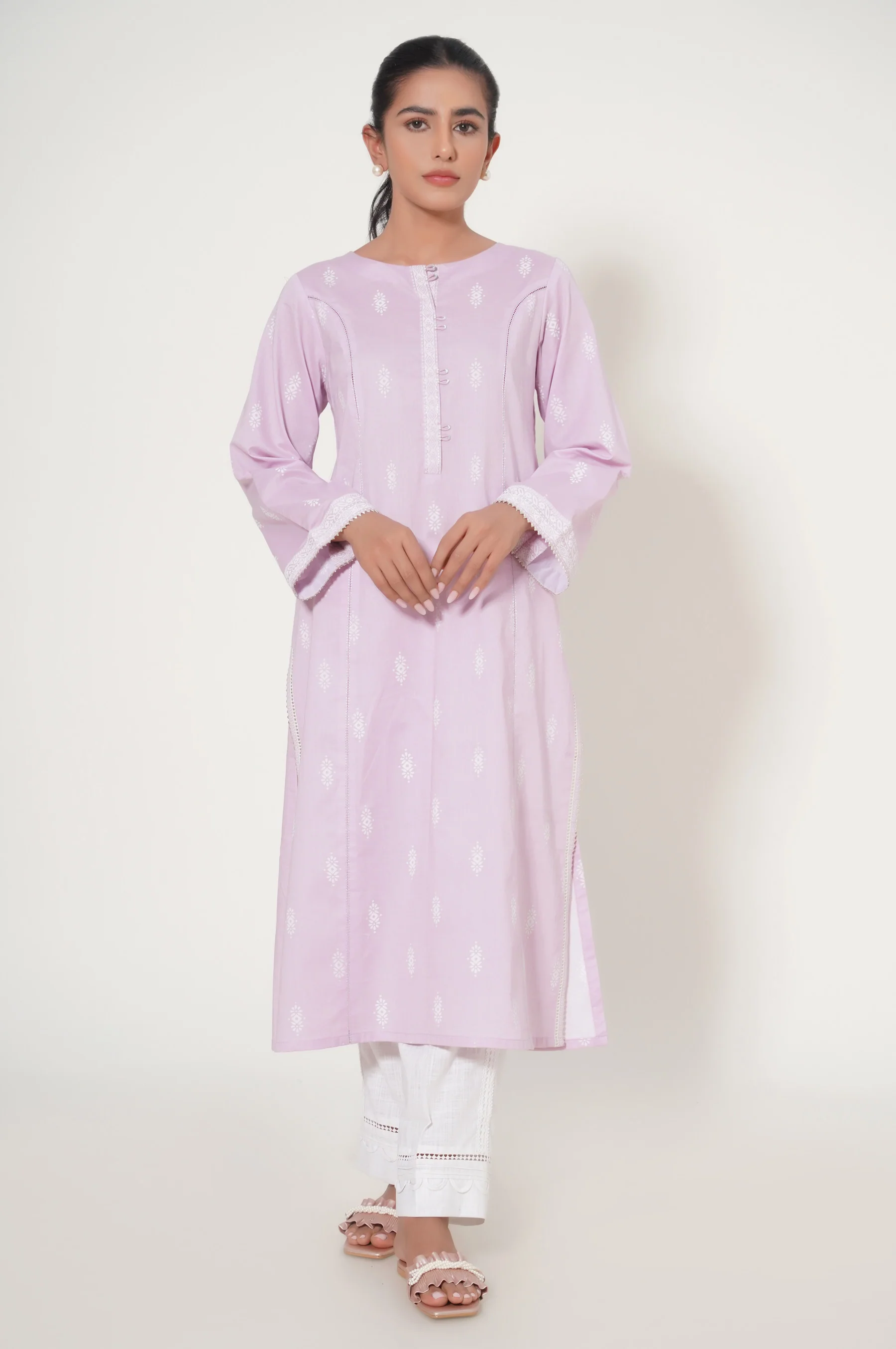 Unstitched 1 Piece Puff Printed Cambric - Image 4