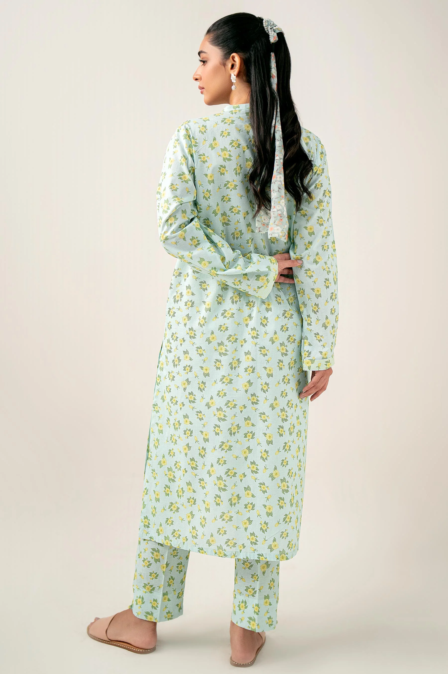 Unstitched 2 Piece Printed Lawn Suit - Image 5