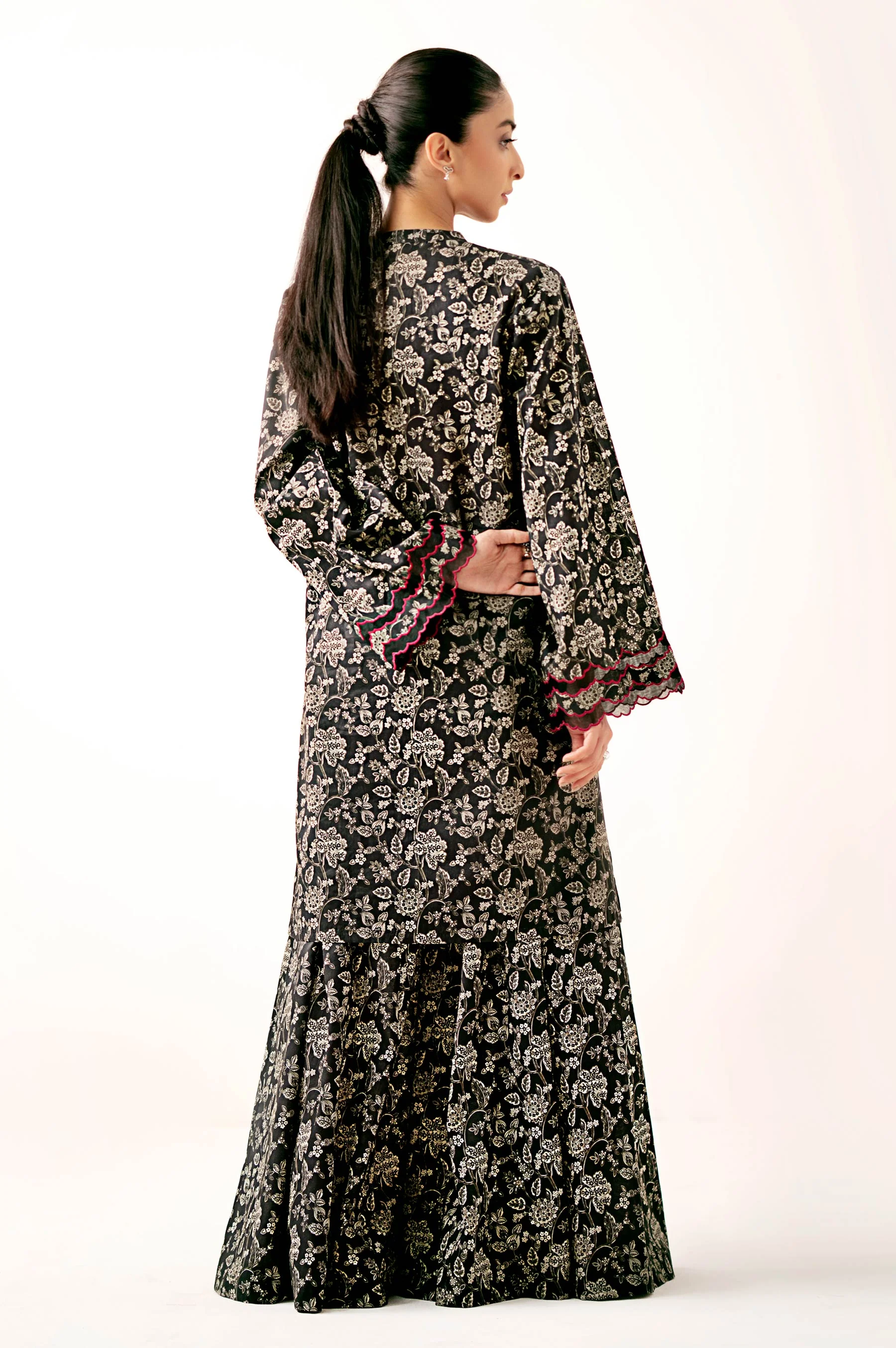 Unstitched 2 Piece Printed Lawn Suit - Image 4