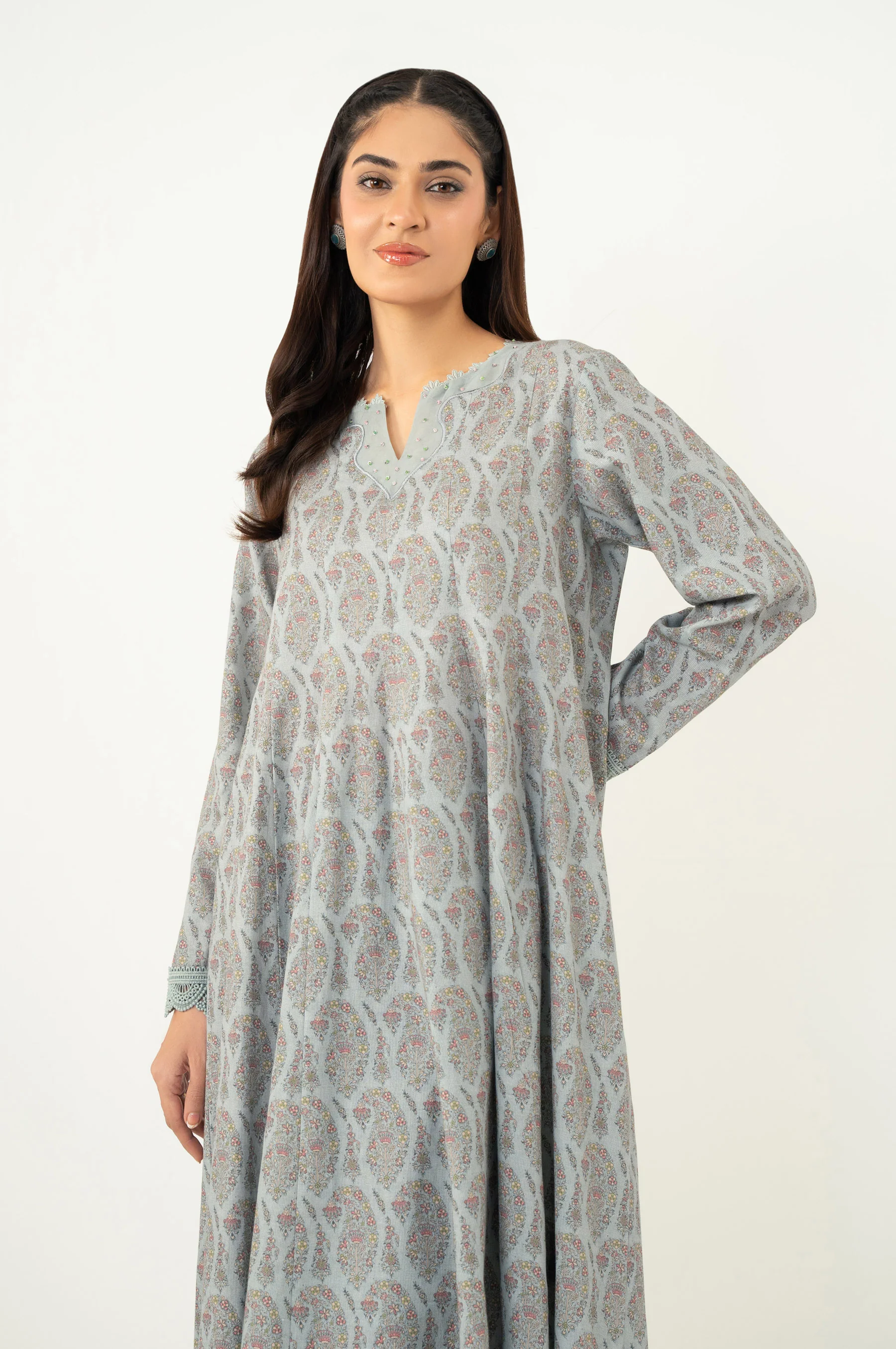 UNSTITCHED PRINTED SUIT - Image 6