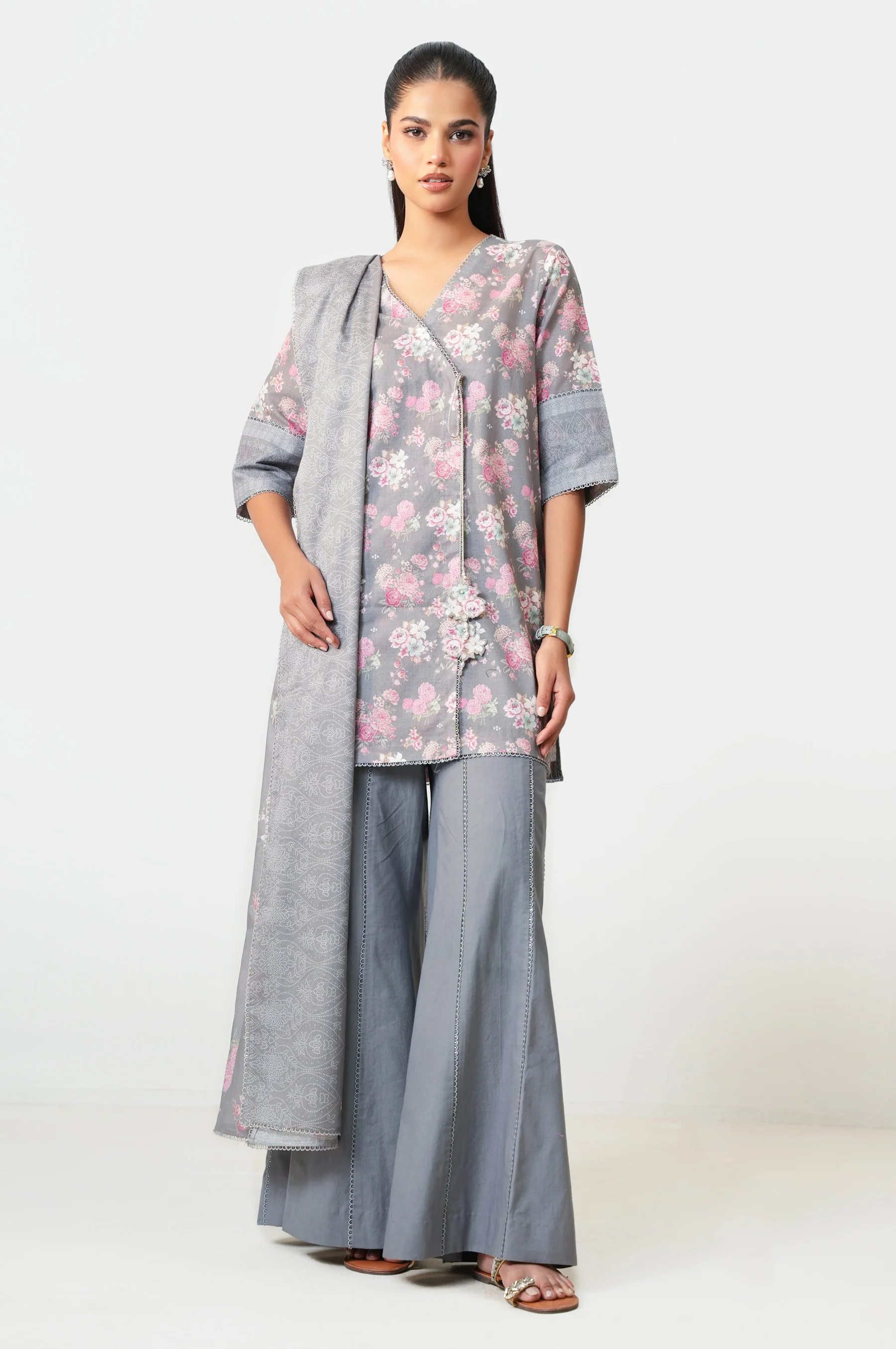 UNSTITCHED PRINTED SUIT
