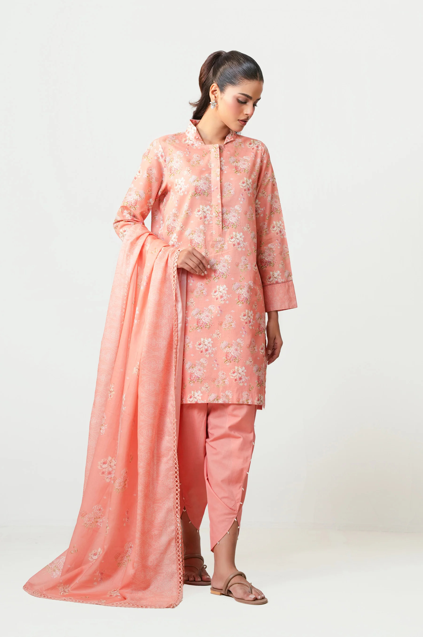 UNSTITCHED PRINTED SUIT - Image 6