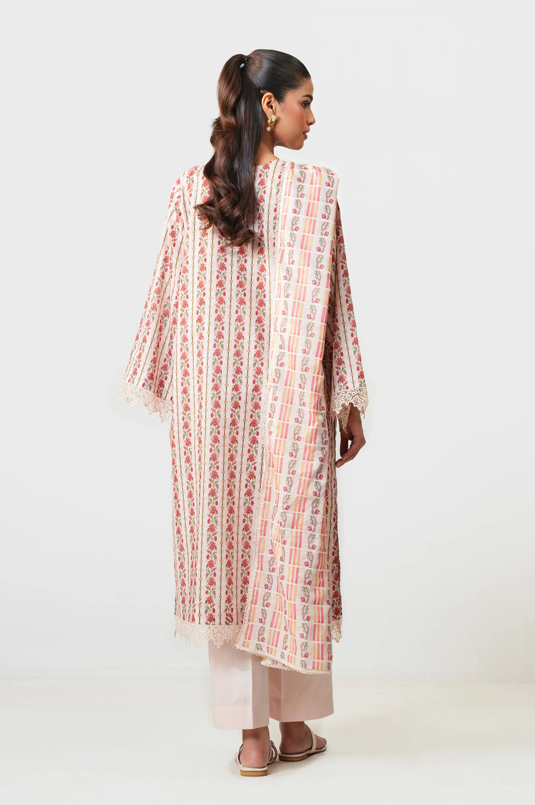 UNSTITCHED PRINTED SUIT - Image 4